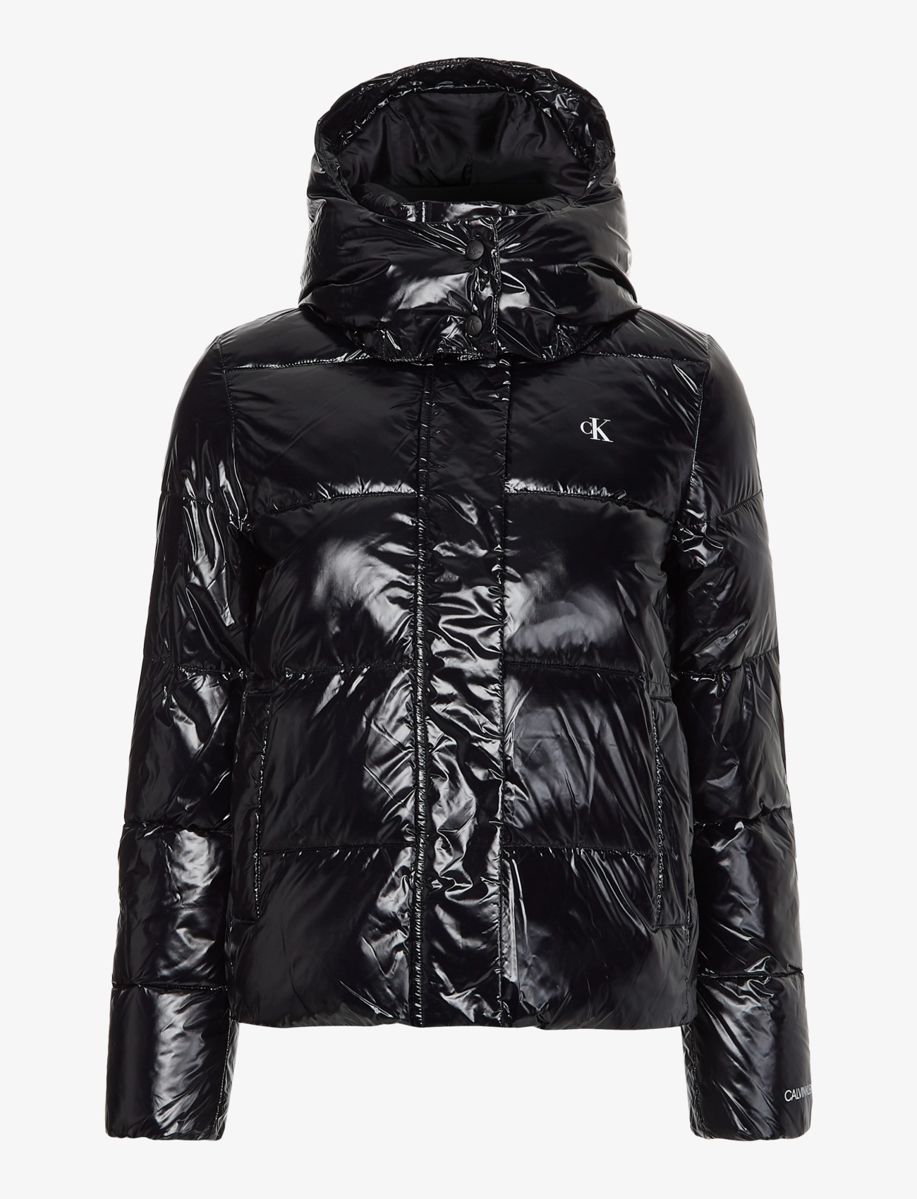 Calvin Klein Jeans - MW HIGH SHINE SHORT PUFFER - ck black - 0