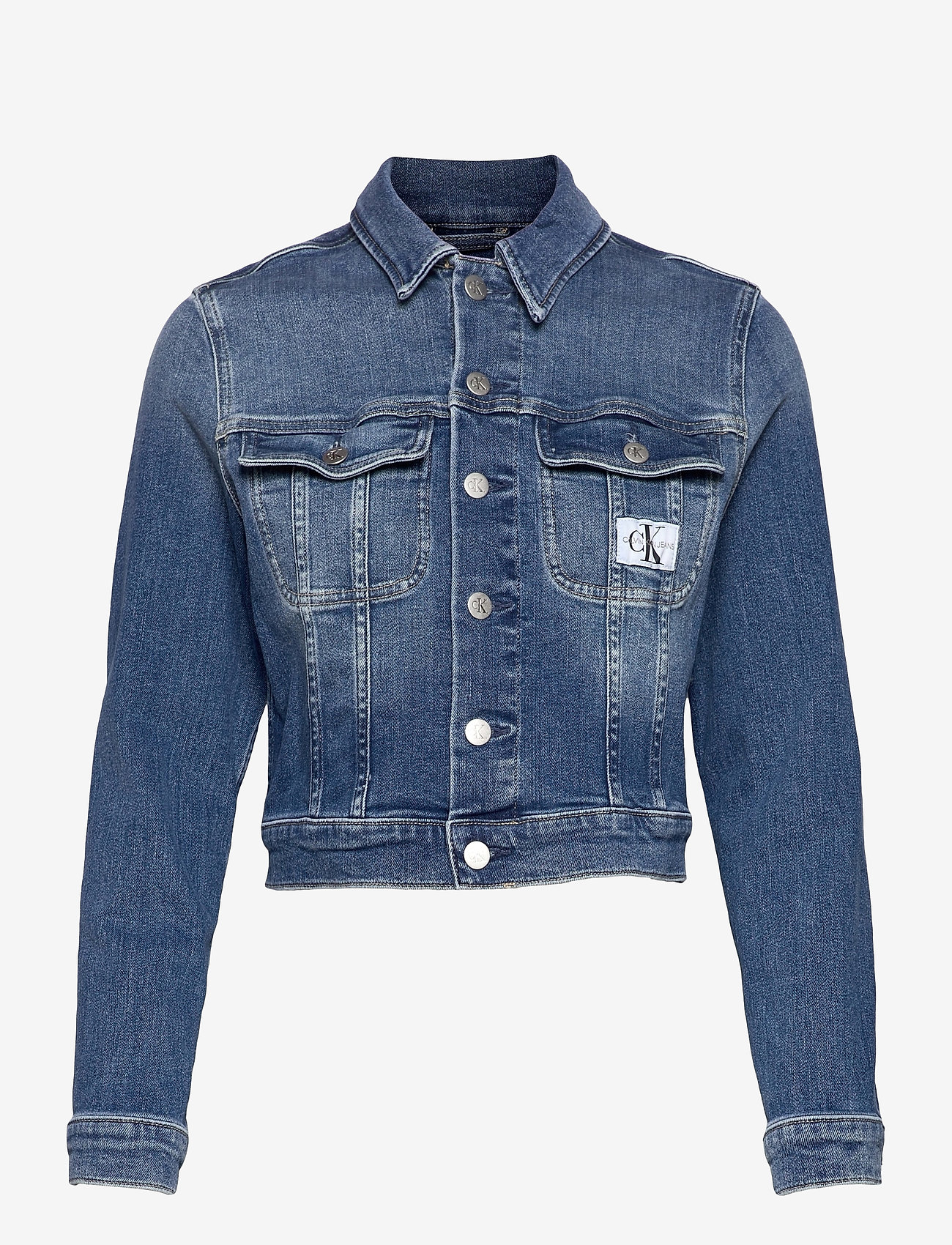 Calvin Klein Jeans - CROPPED 90S DENIM JACKET - denim light - 0