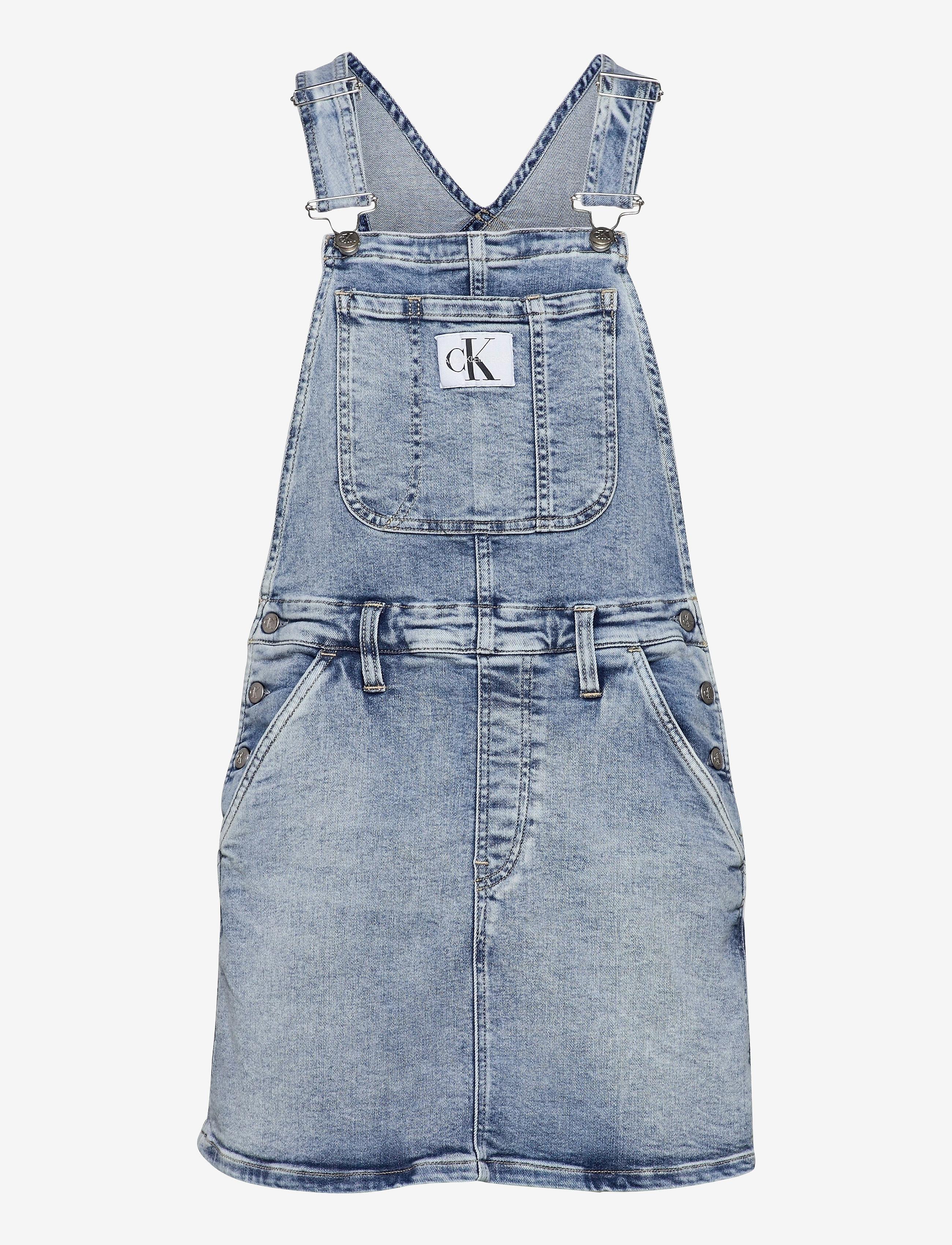 Calvin Klein Jeans - DUNGAREE DRESS - denim light - 0