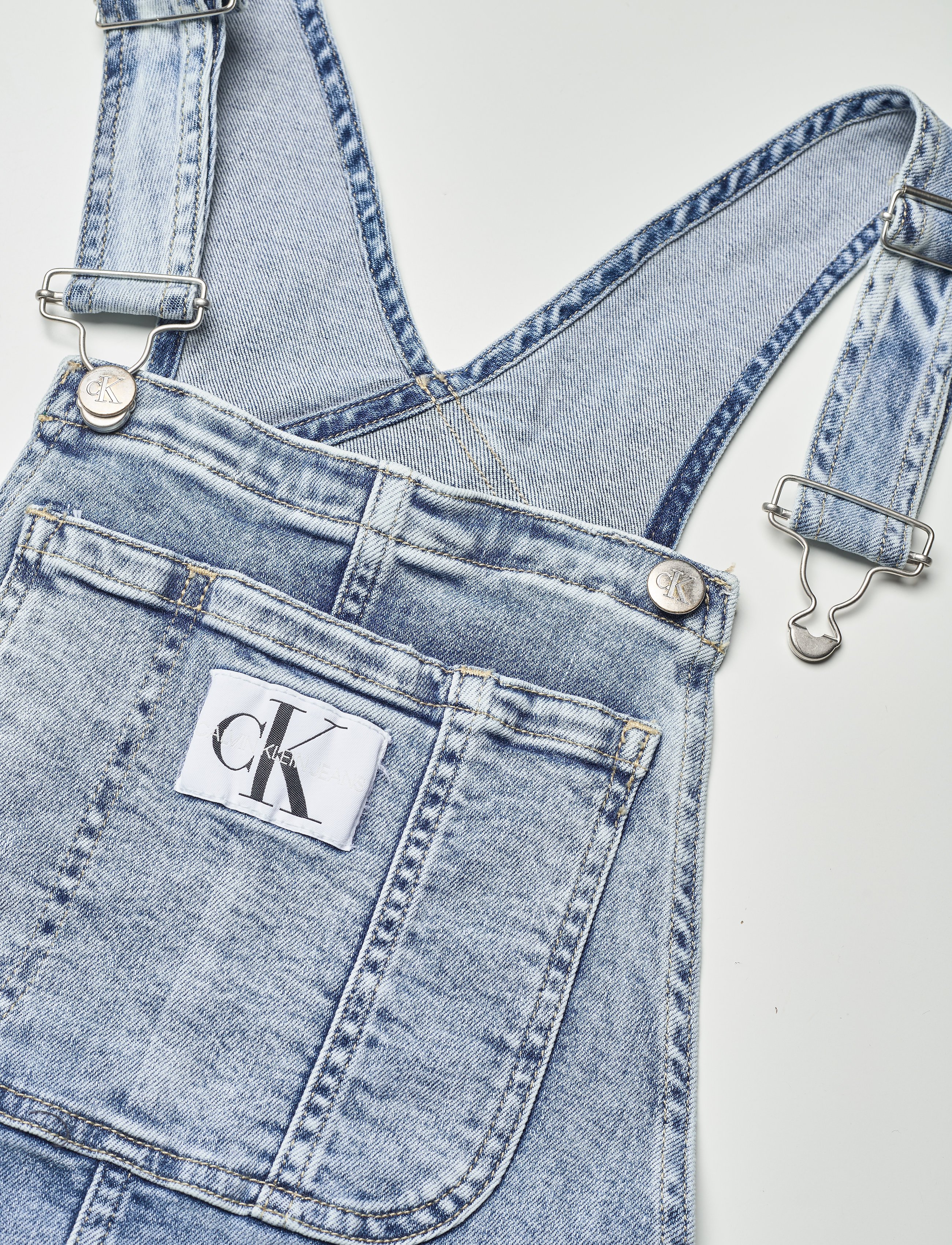 Calvin Klein Jeans - DUNGAREE DRESS - denim light - 2