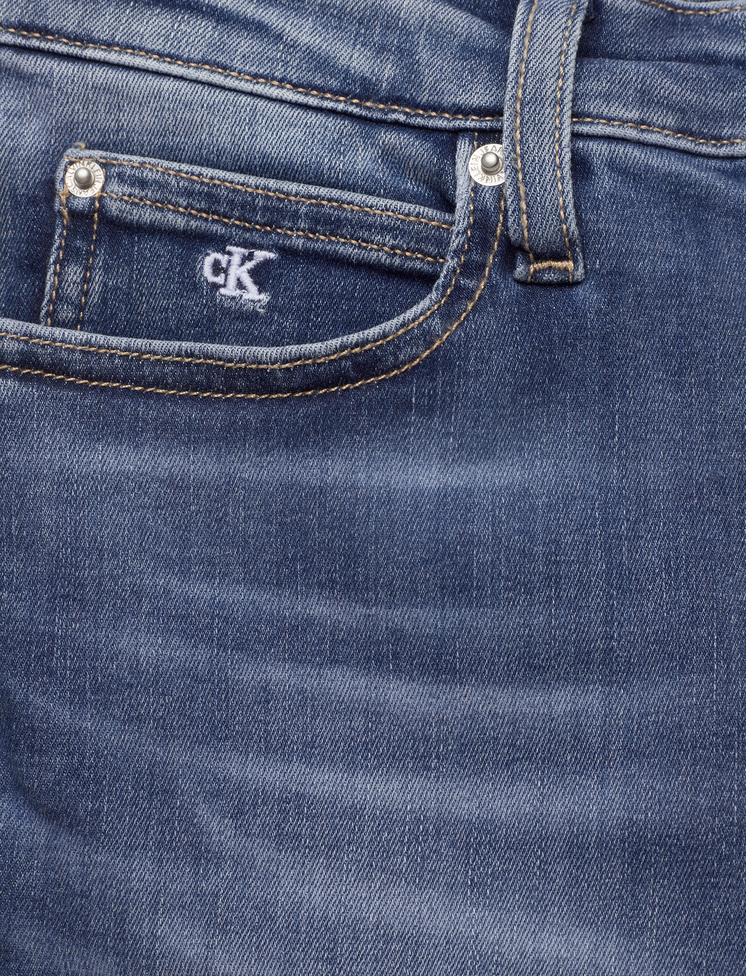 Calvin Klein Jeans - MID RISE SKINNY ANKLE - denim dark - 2