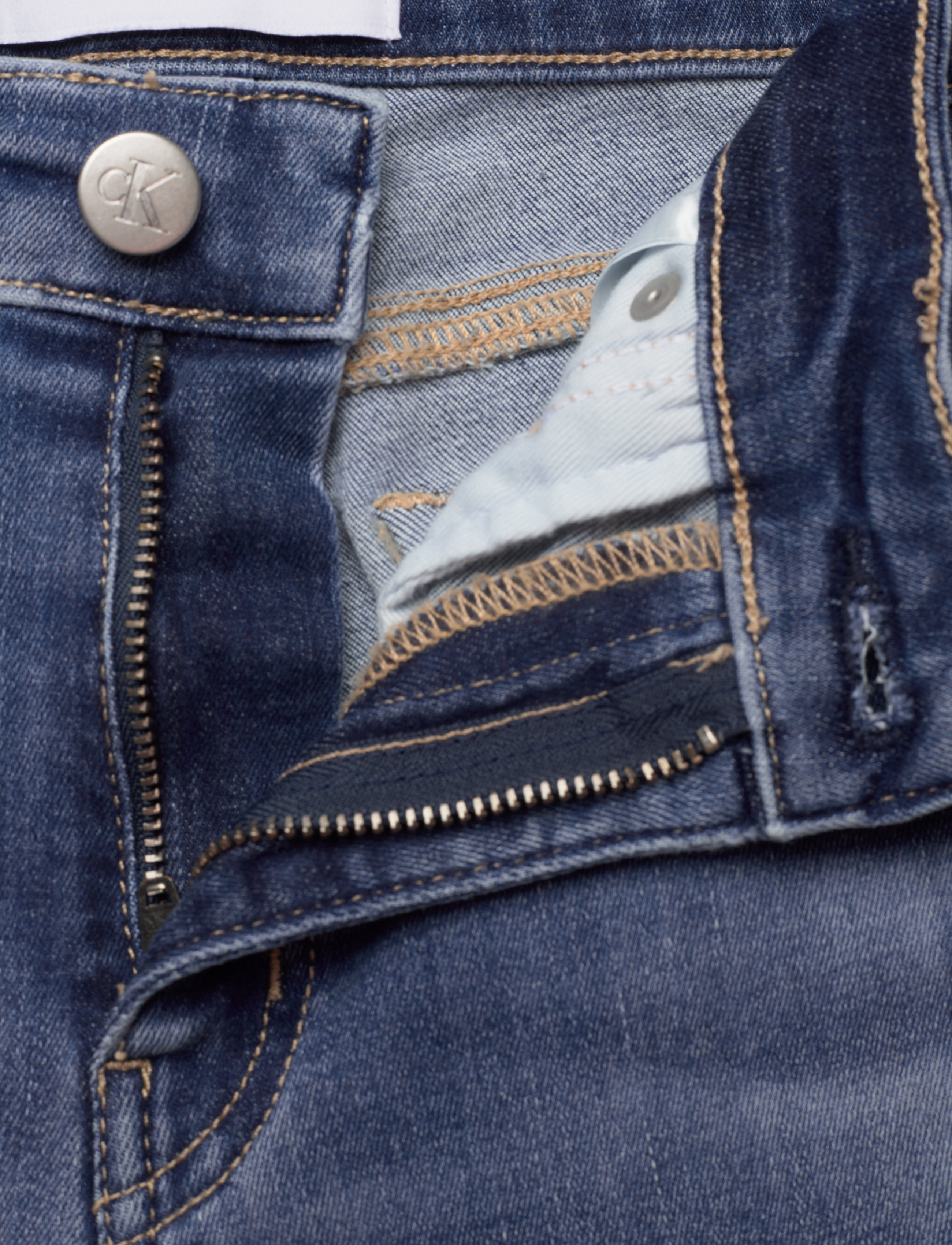 Calvin Klein Jeans - MID RISE SKINNY ANKLE - denim dark - 3