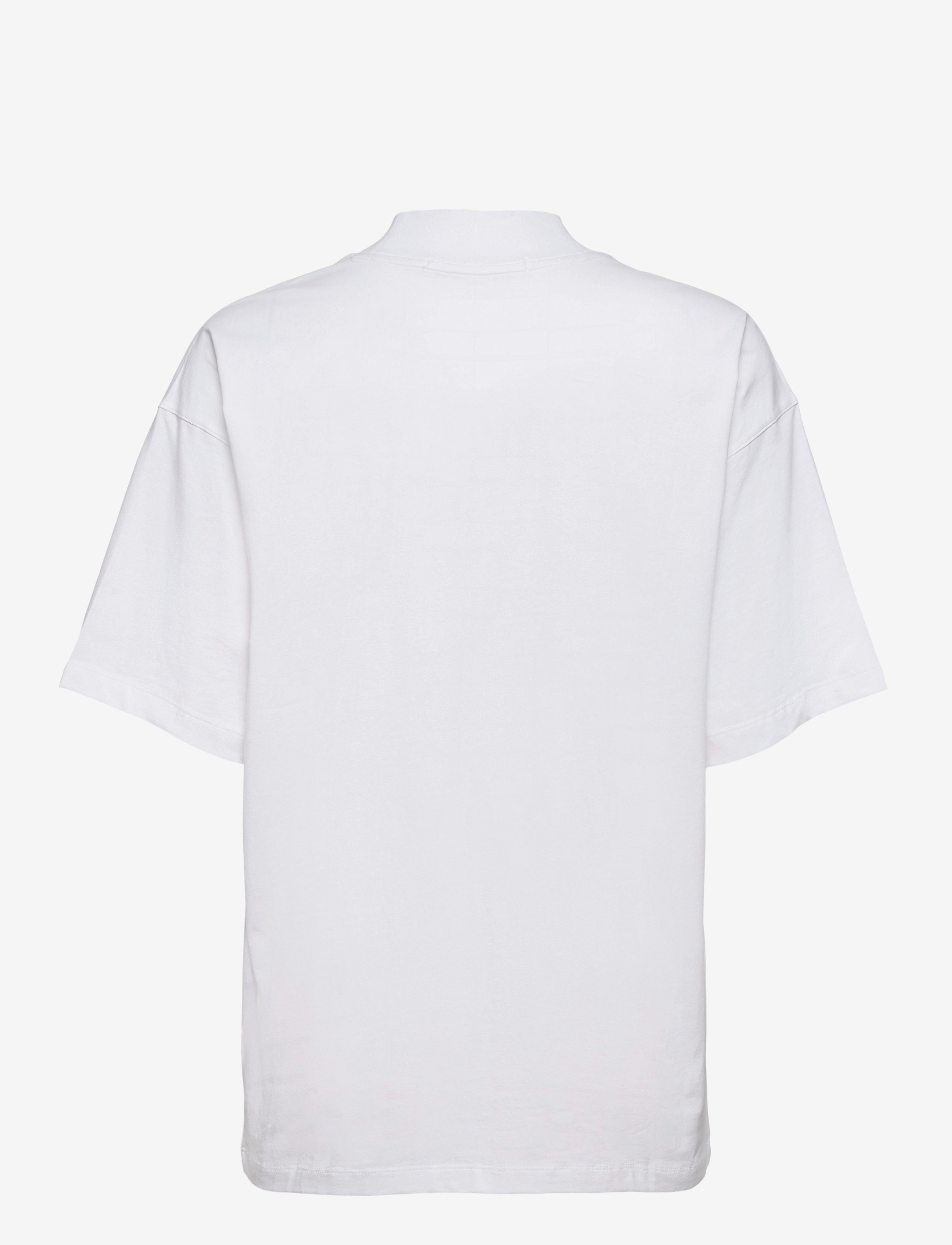Calvin Klein Jeans - UNISEX MICRO BRANDING MOCK NECK - bright white - 1