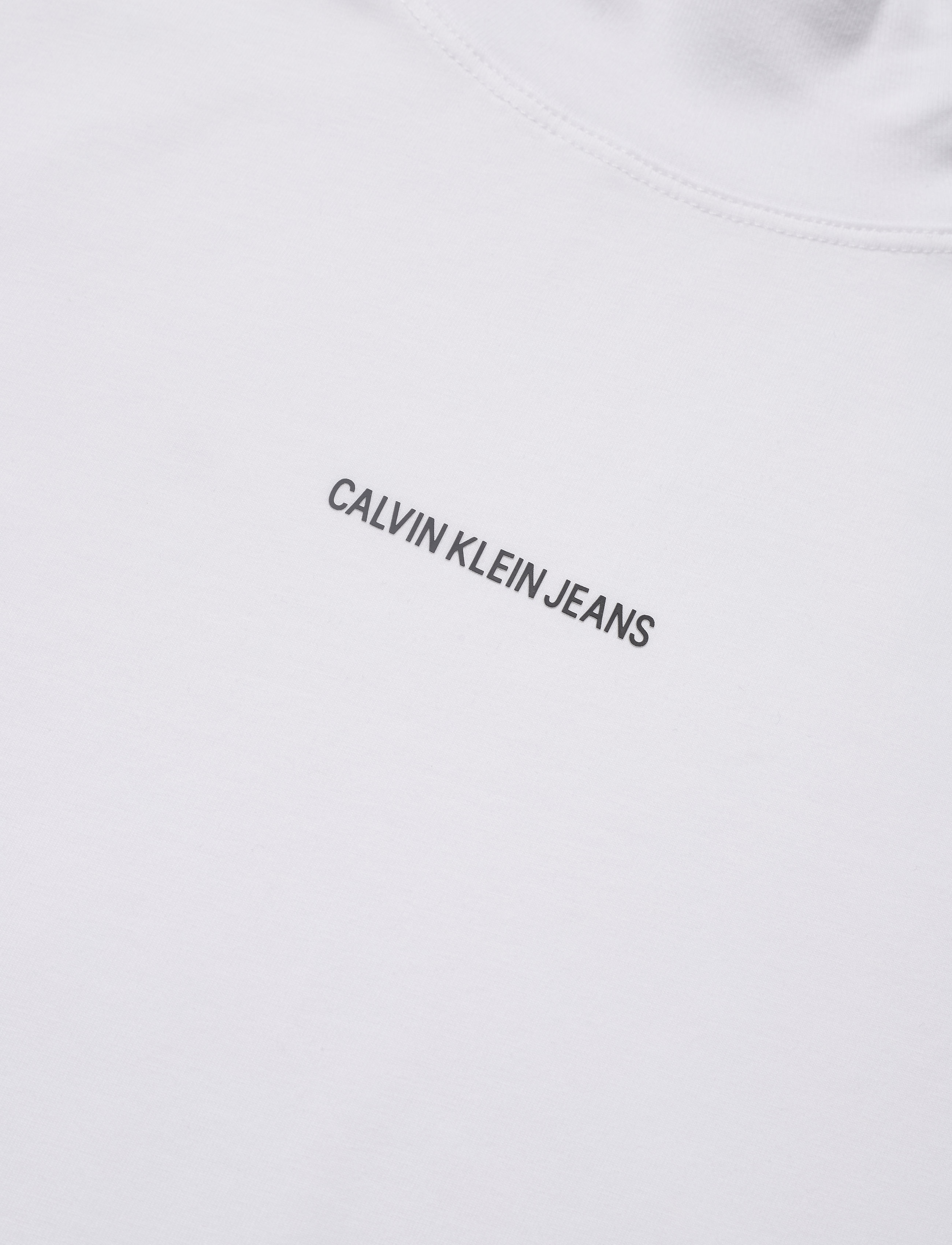 Calvin Klein Jeans - UNISEX MICRO BRANDING MOCK NECK - bright white - 2