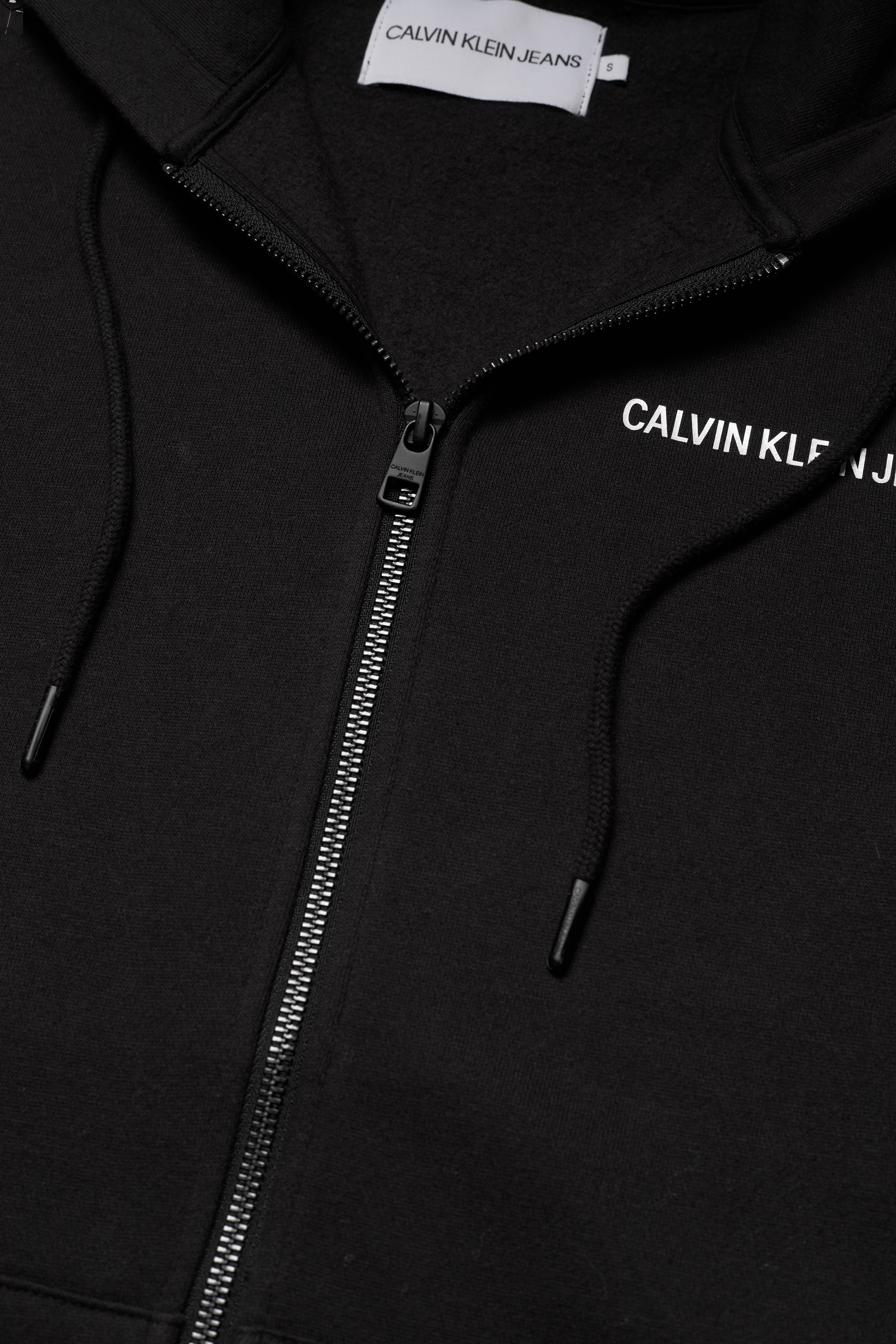 Calvin Klein Jeans - BACK INSTITUTIONAL ZIP THROUGH - ck black - 2