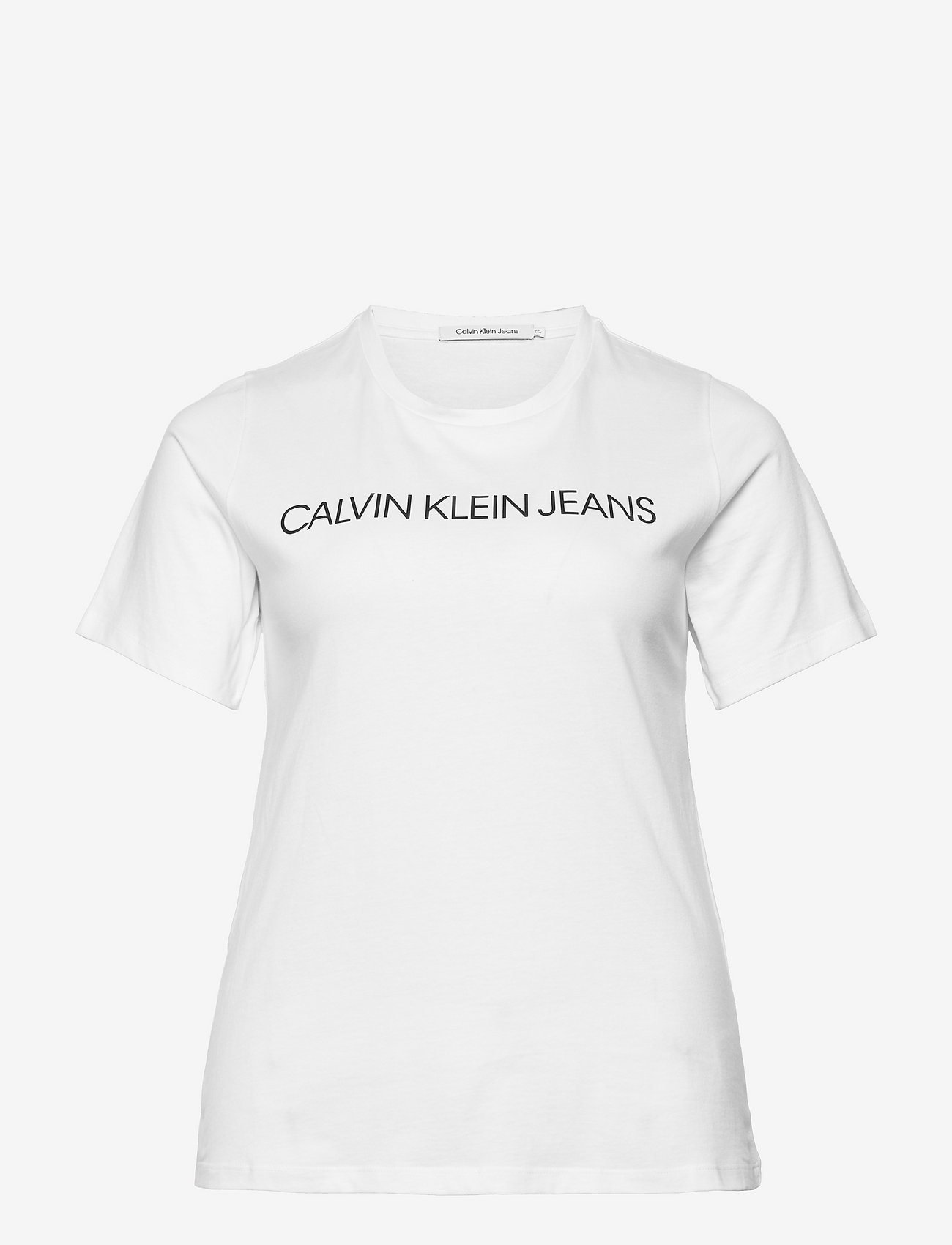 Calvin Klein Jeans - PLUS CORE INSTITUTIONAL TEE - bright white - 0