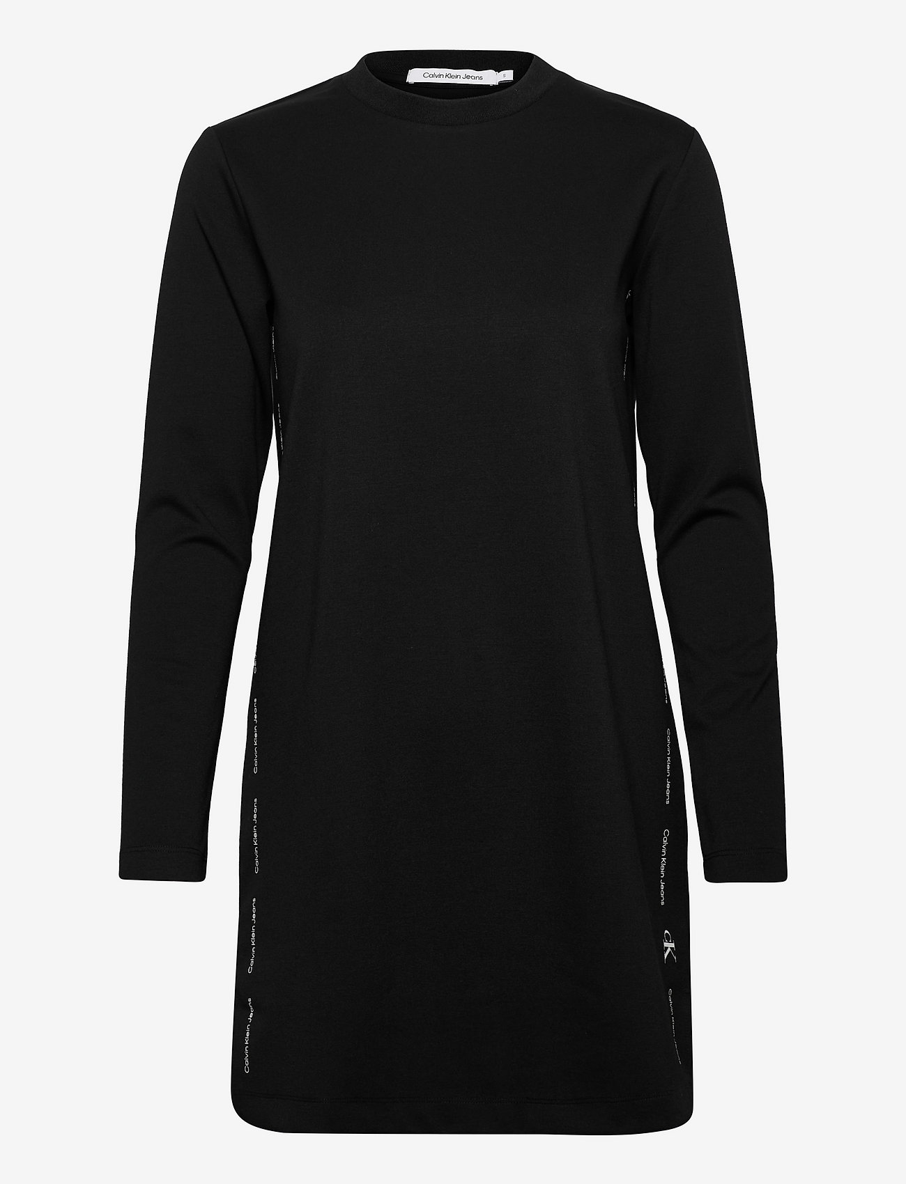Calvin Klein Jeans - SIDE REPEAT LOGO MILANO DRESS - ck black - 0