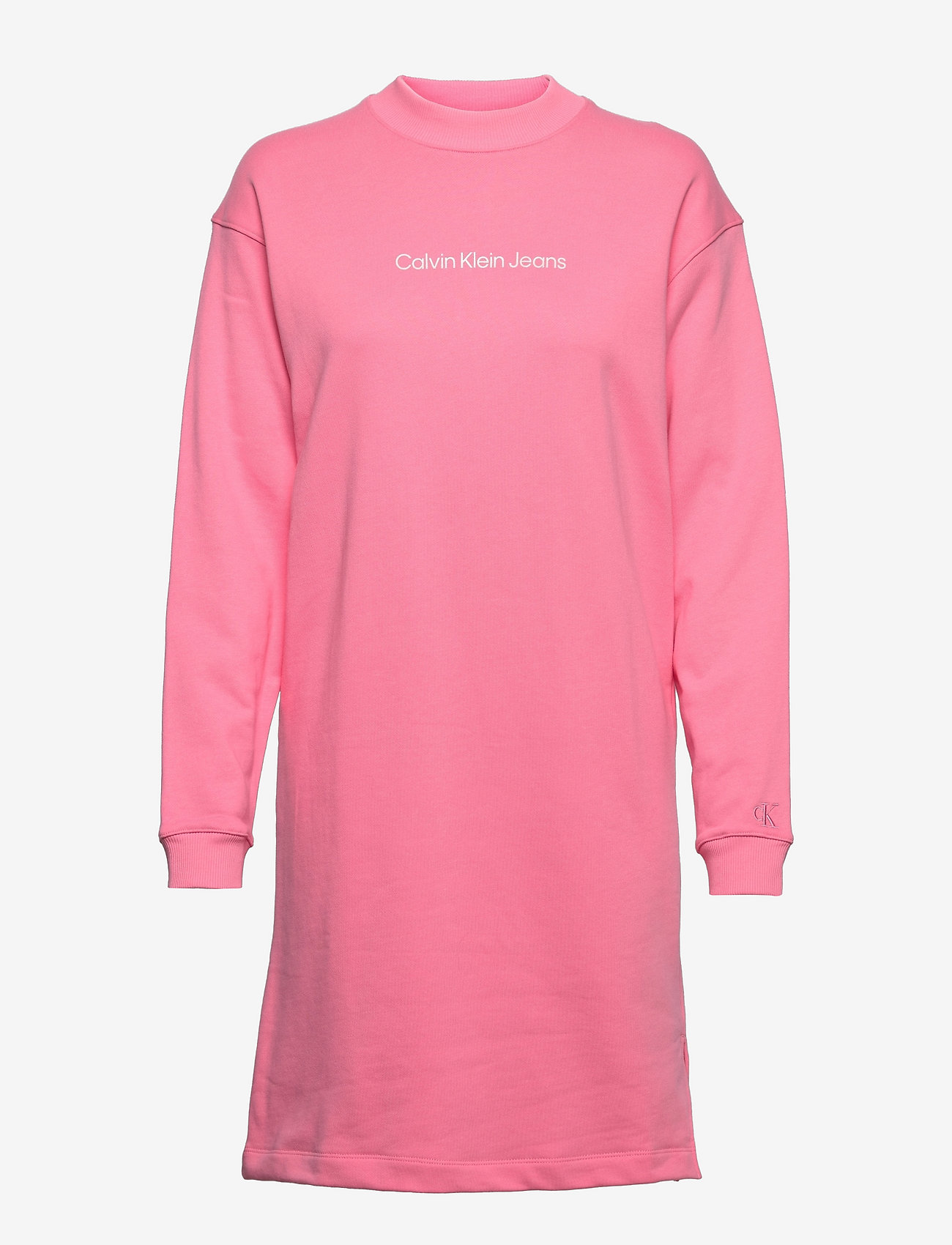Calvin Klein Jeans - SHRUNKEN INSTITUTIONAL DRESS - lipstick pink - 0