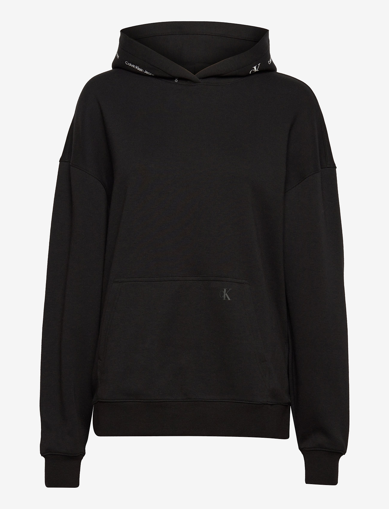 Calvin Klein Jeans - REPEAT LOGO OVERSIZED HOODIE - ck black - 0