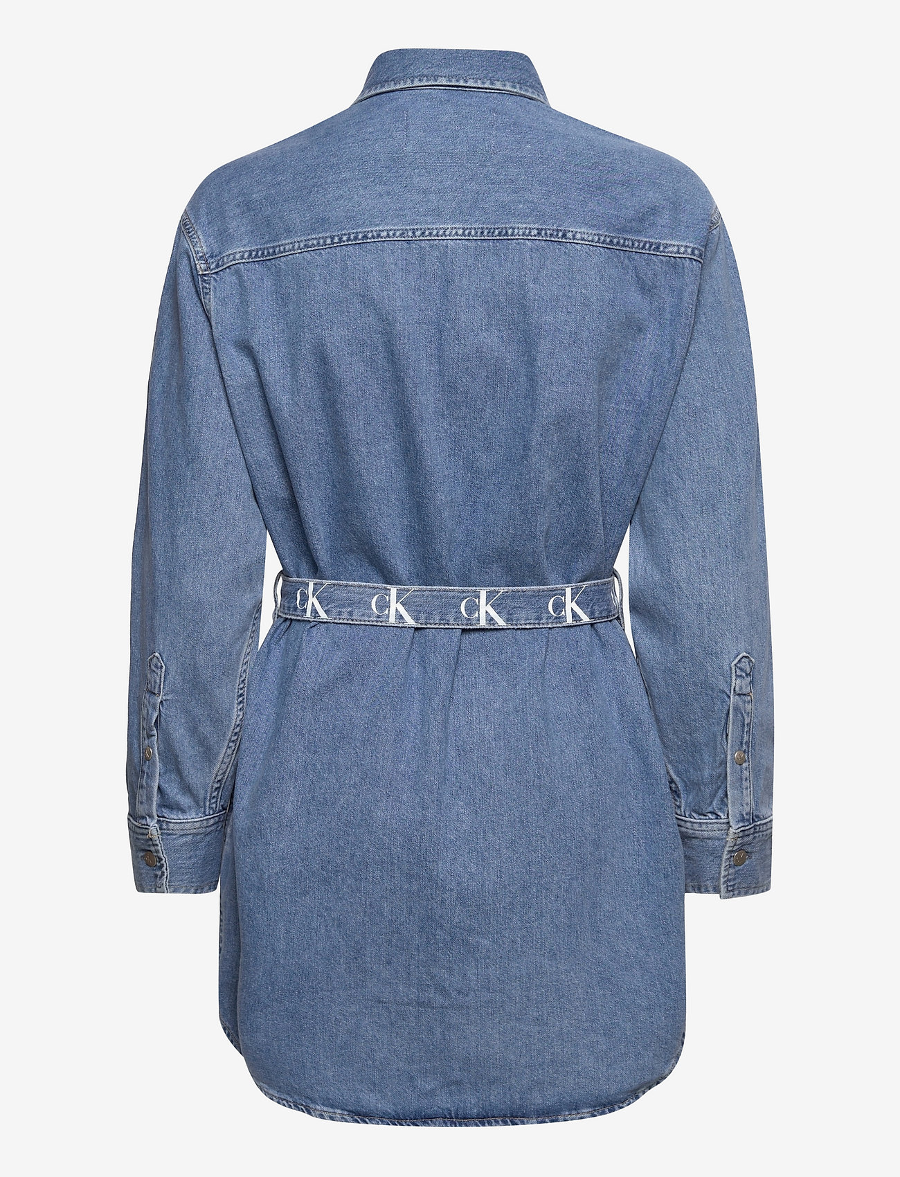 Calvin Klein Jeans - RELAXED SHIRT DRESS - denim medium - 1