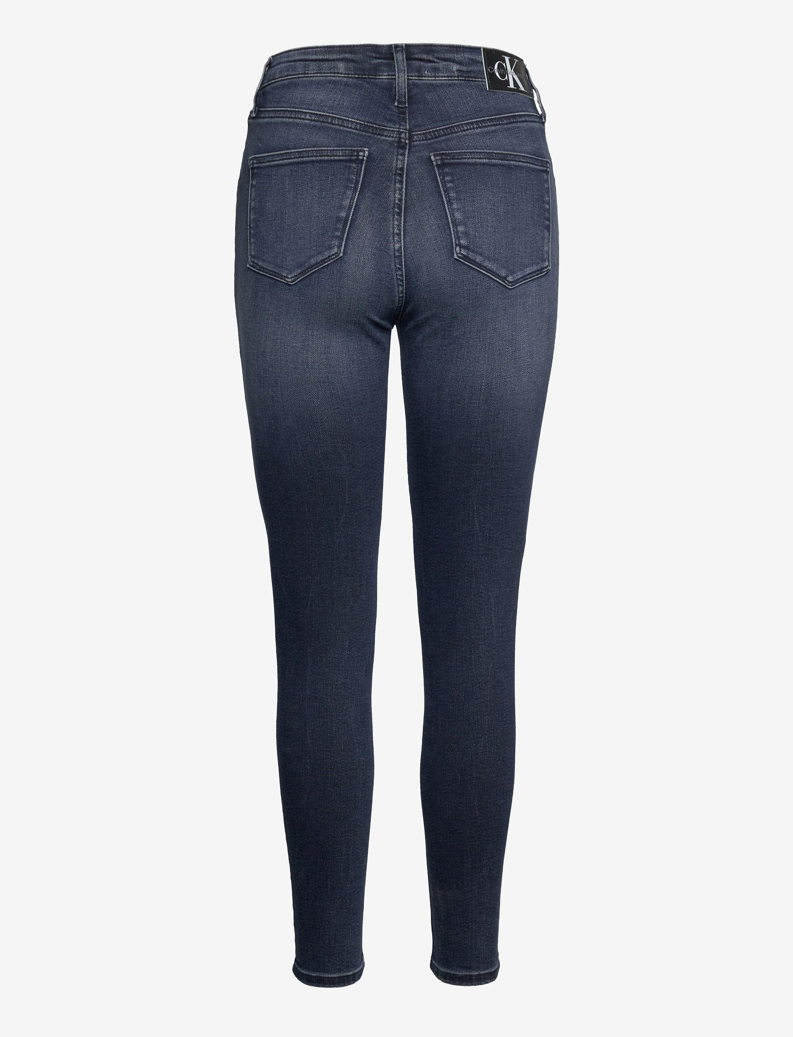 Calvin Klein Jeans - HIGH RISE SUPER SKINNY ANKLE - denim dark - 1