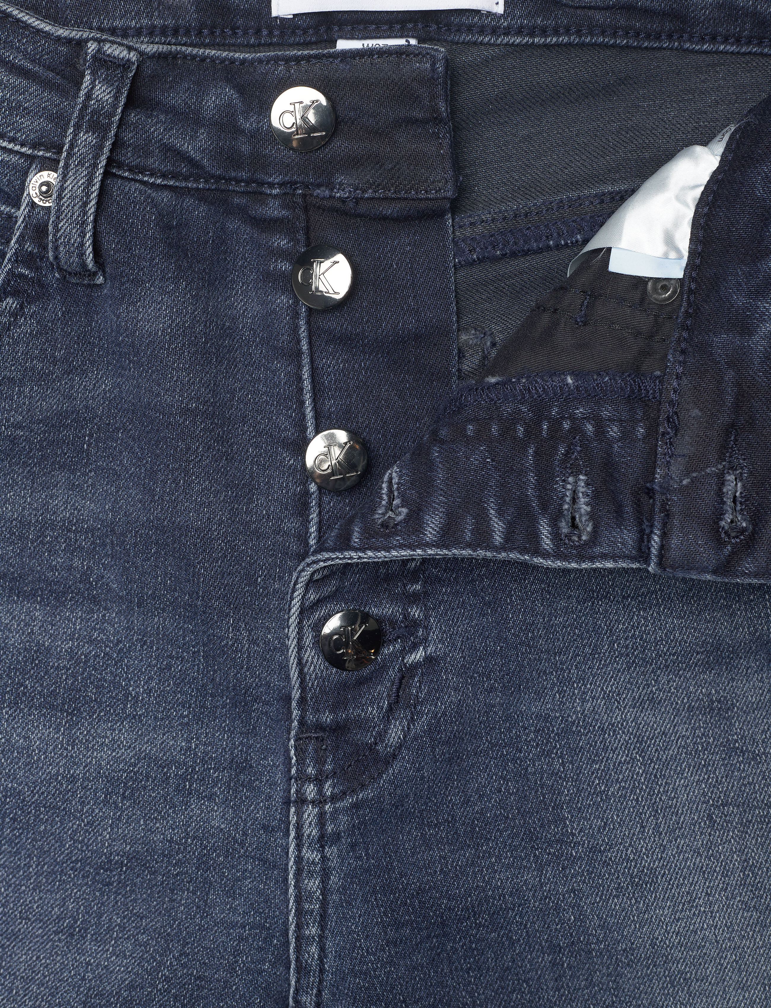Calvin Klein Jeans - HIGH RISE SUPER SKINNY ANKLE - denim dark - 3
