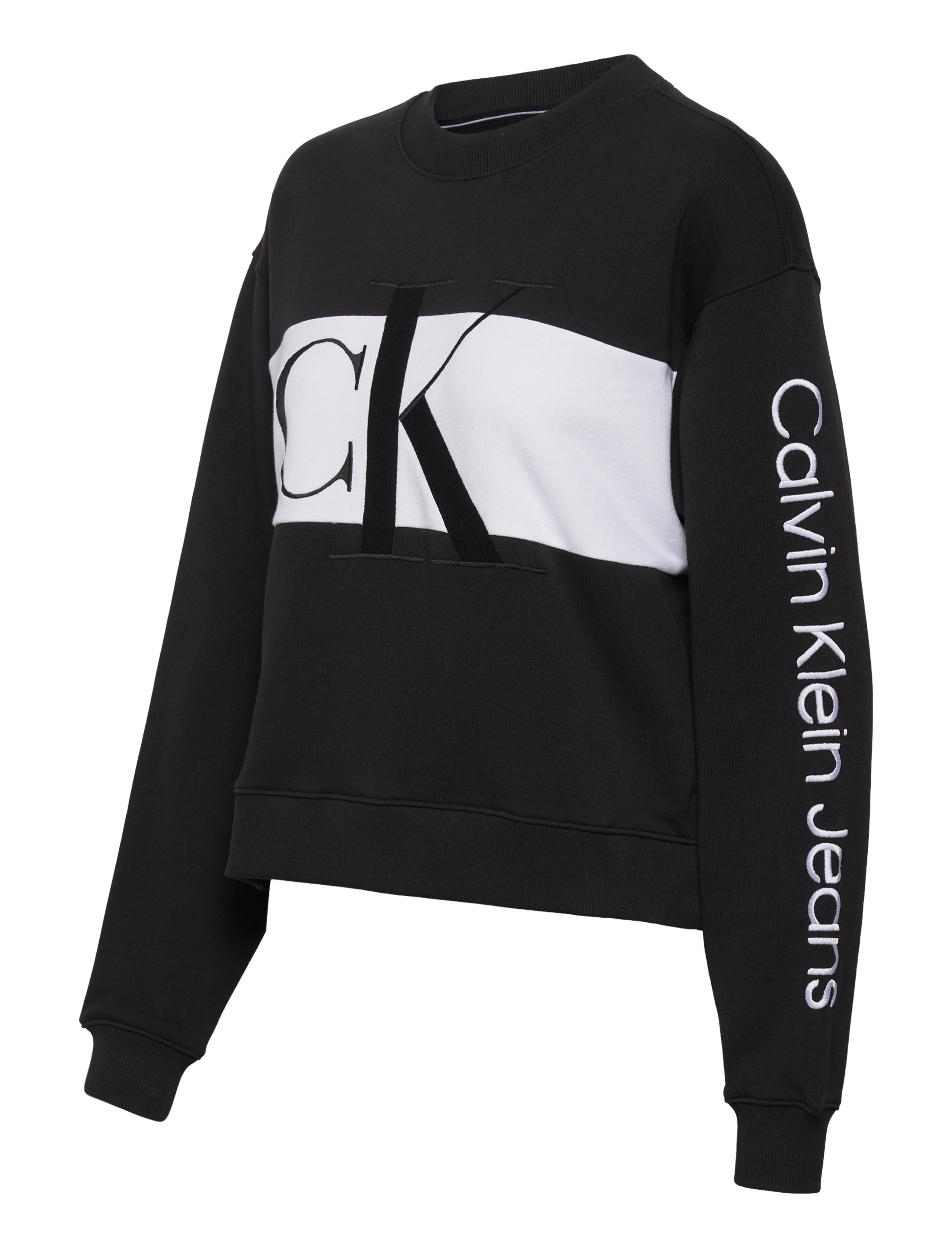 Calvin Klein Jeans - BLOCKING SWEATSHIRT - ck black - 2
