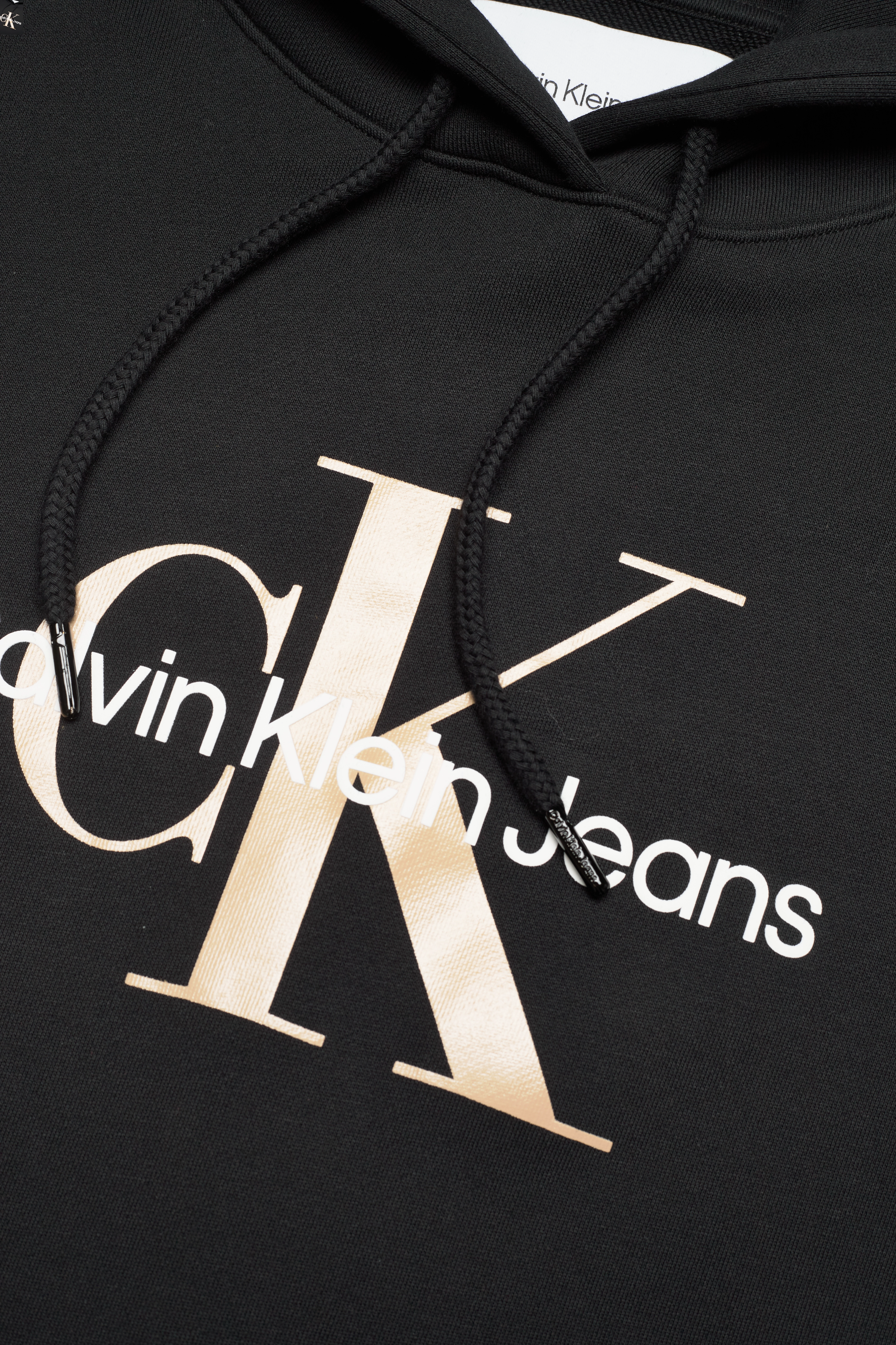 Calvin Klein Jeans - SEASONAL MONOGRAM HOODIE DRESS - ck black - 2
