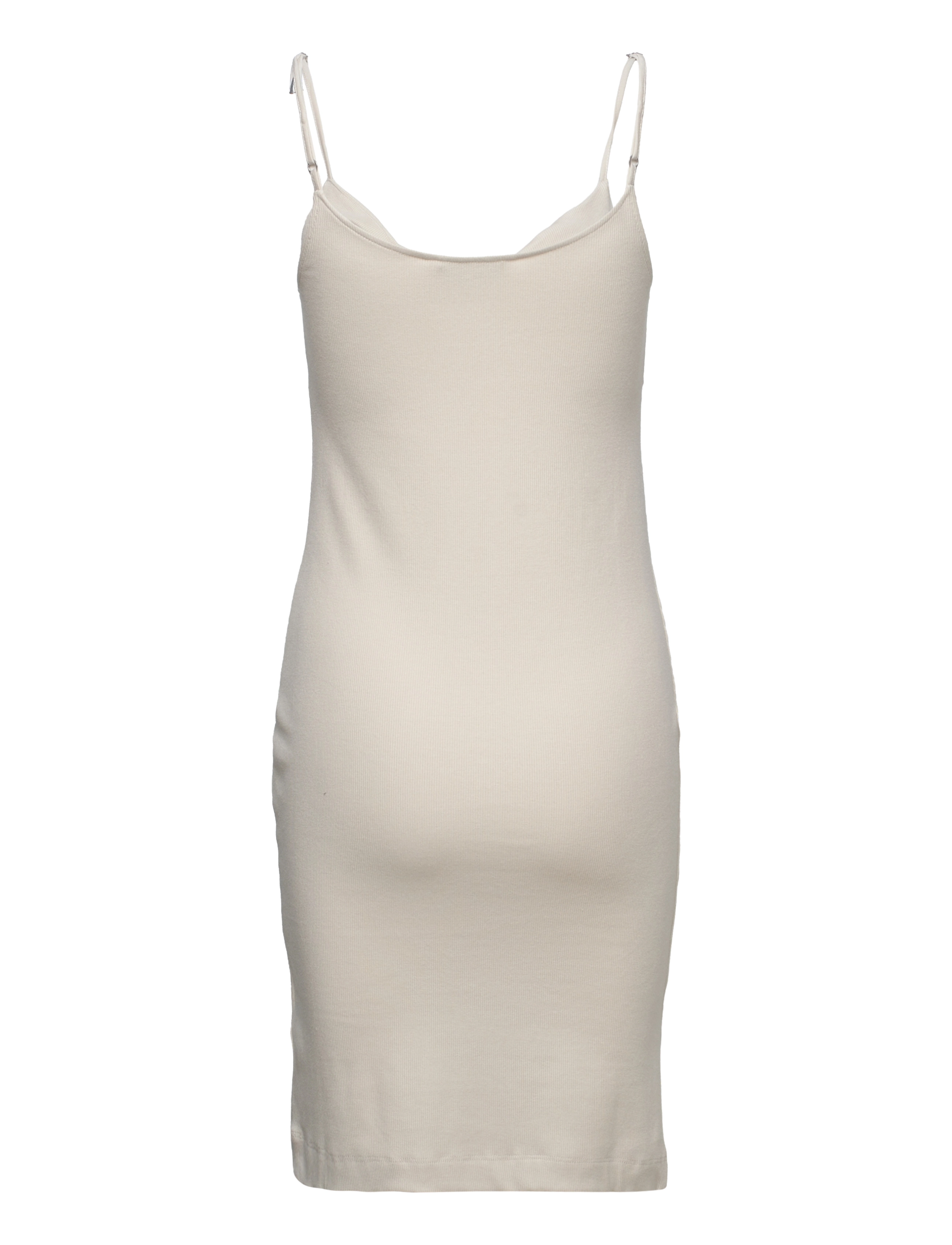 Calvin Klein Jeans - STRAPPY TWISTED RIB DRESS - eggshell - 1
