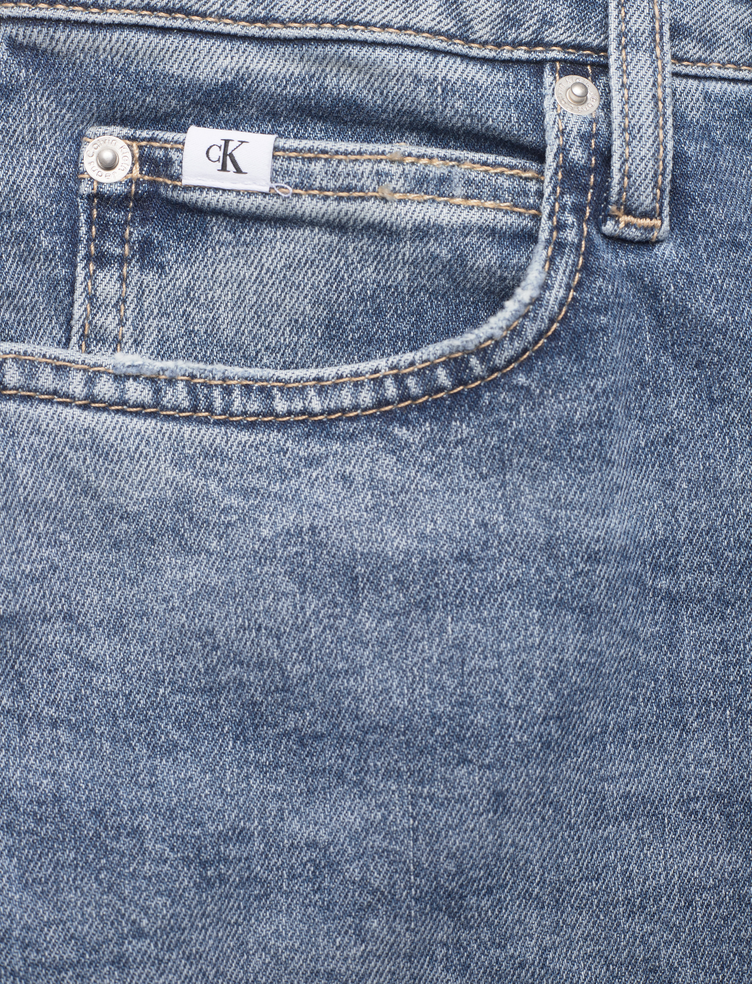 Calvin Klein Jeans - HR A-LINE MINI SKIRT - denim medium - 3