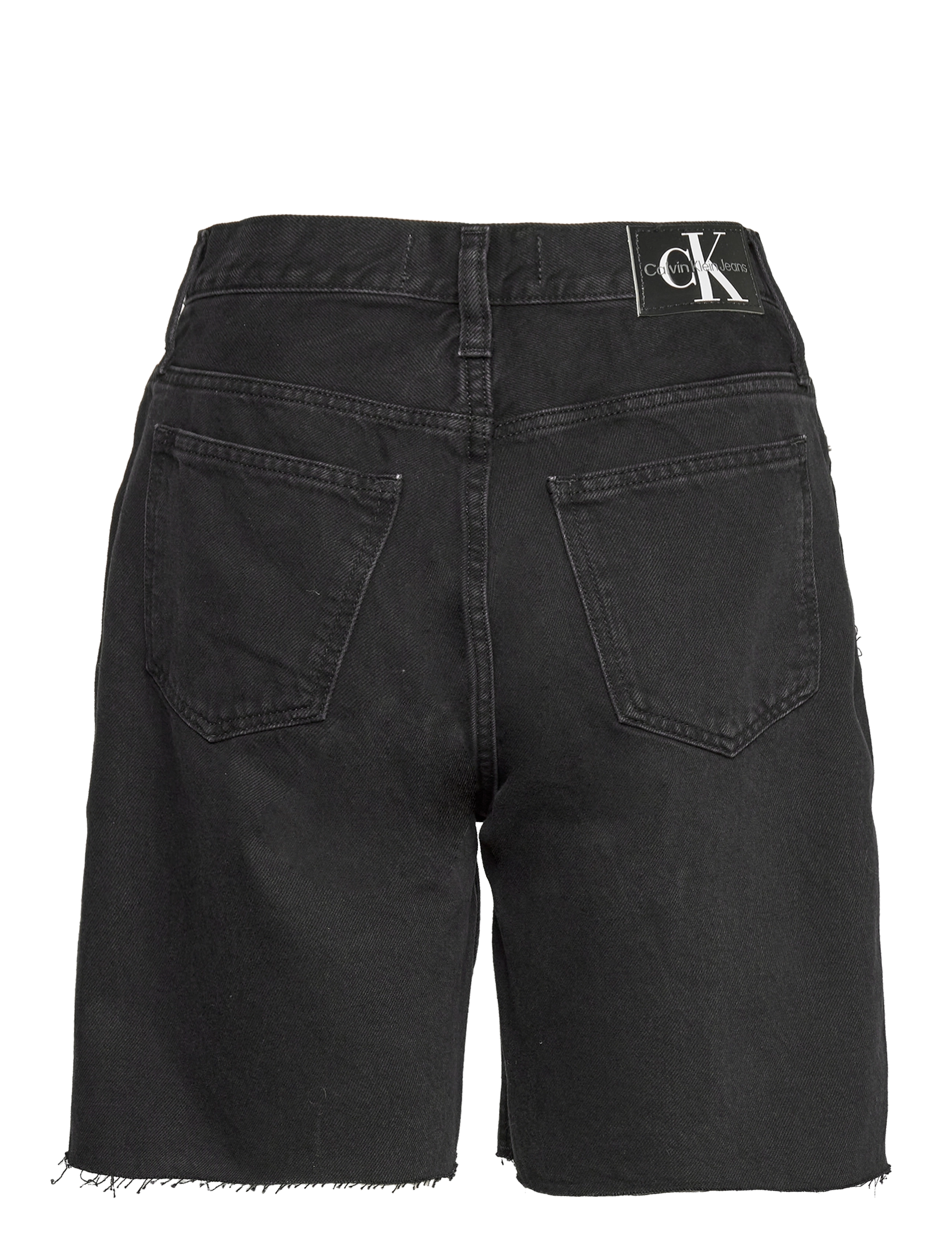 Calvin Klein Jeans - BERMUDA MOM SHORT - denim black - 1