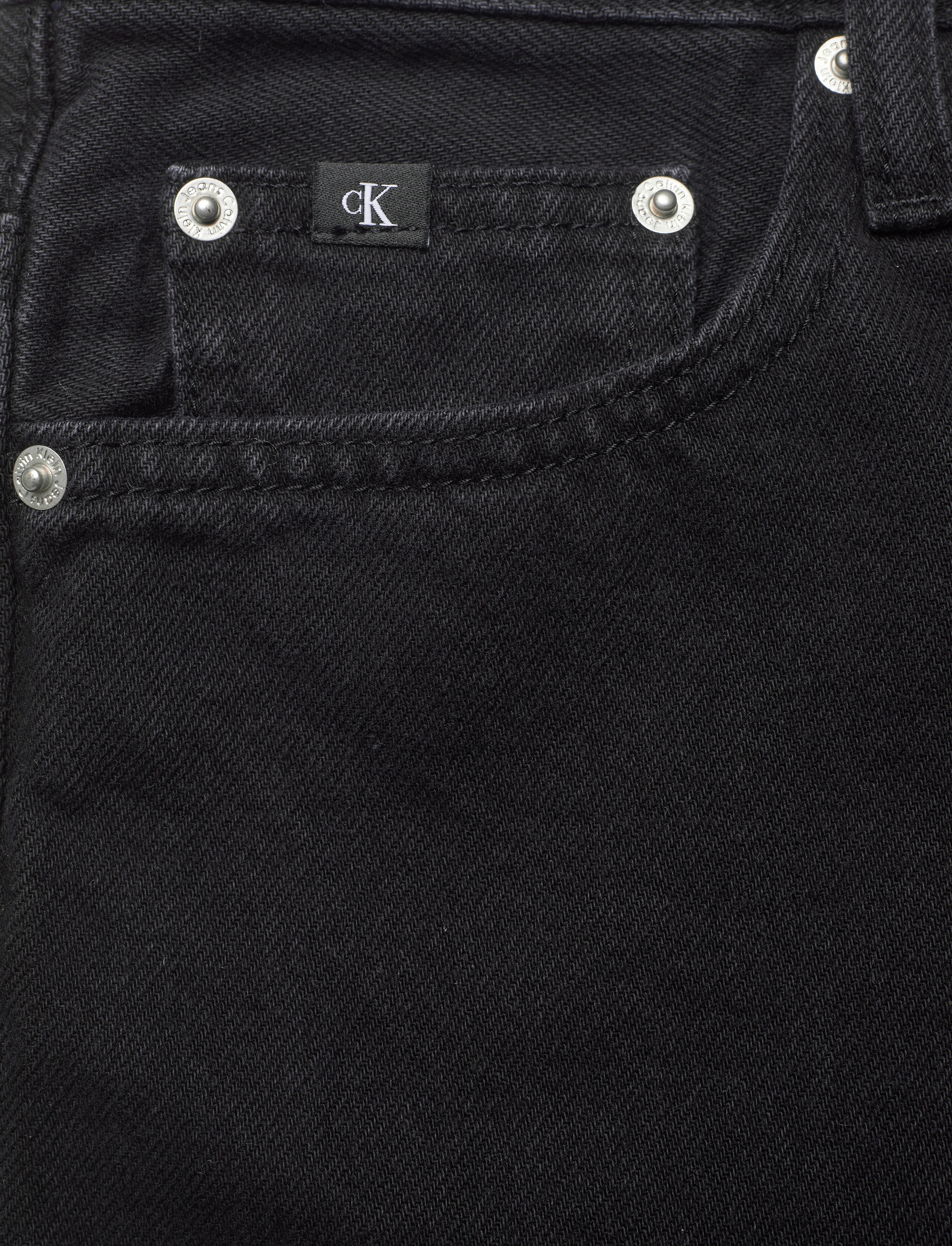 Calvin Klein Jeans - BERMUDA MOM SHORT - denim black - 2