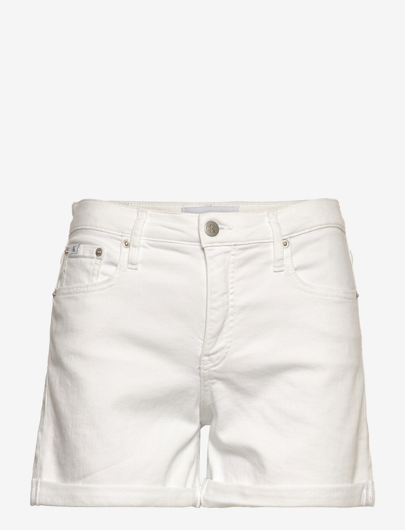 Calvin Klein Jeans - MID RISE SHORT - denim light - 0