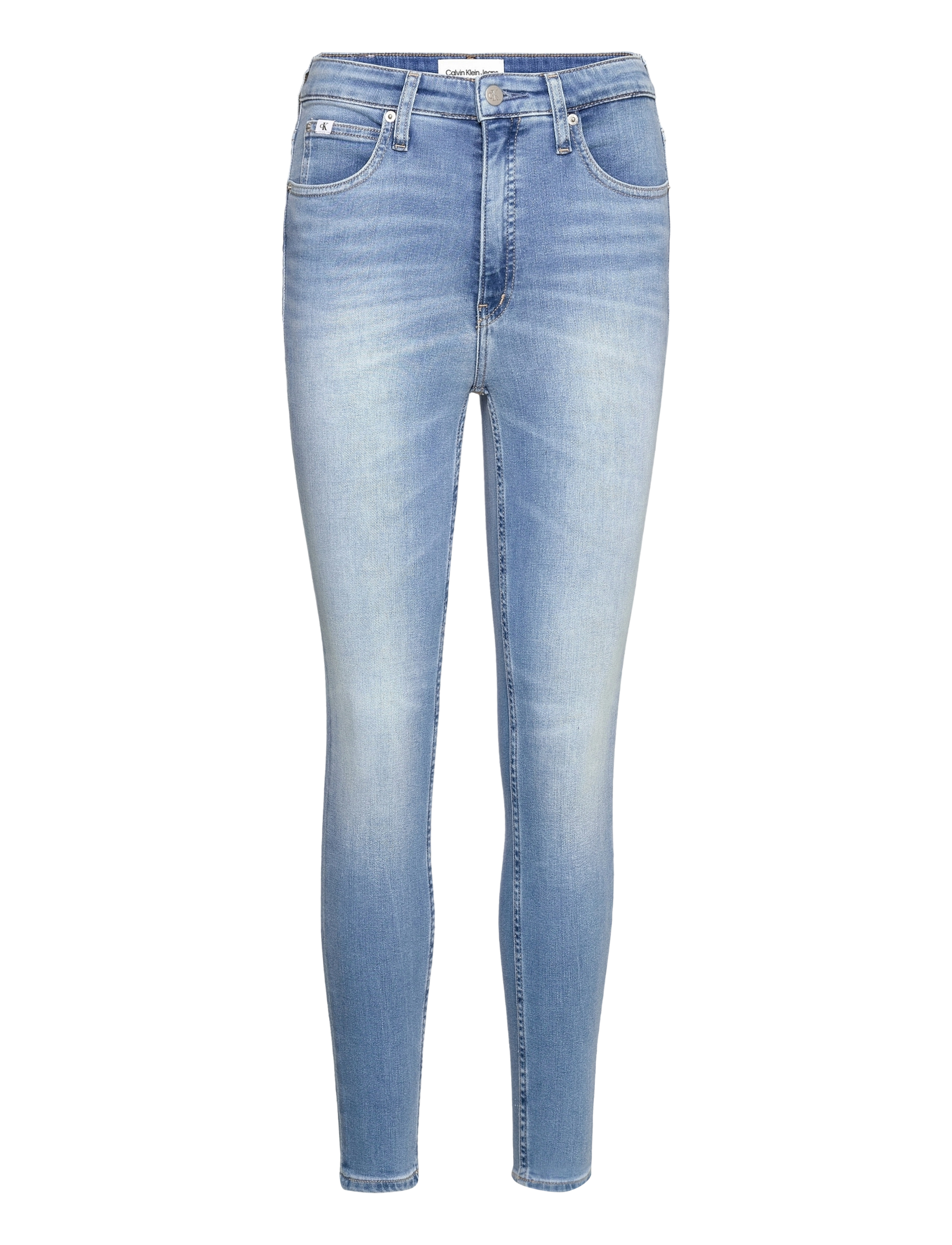 HIGH RISE SUPER SKINNY ANKLE - DENIM MEDIUM