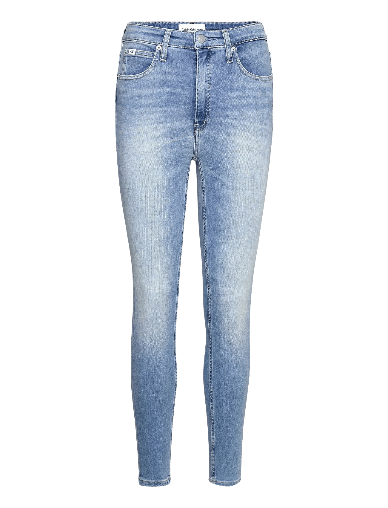 HIGH RISE SUPER SKINNY ANKLE - DENIM MEDIUM