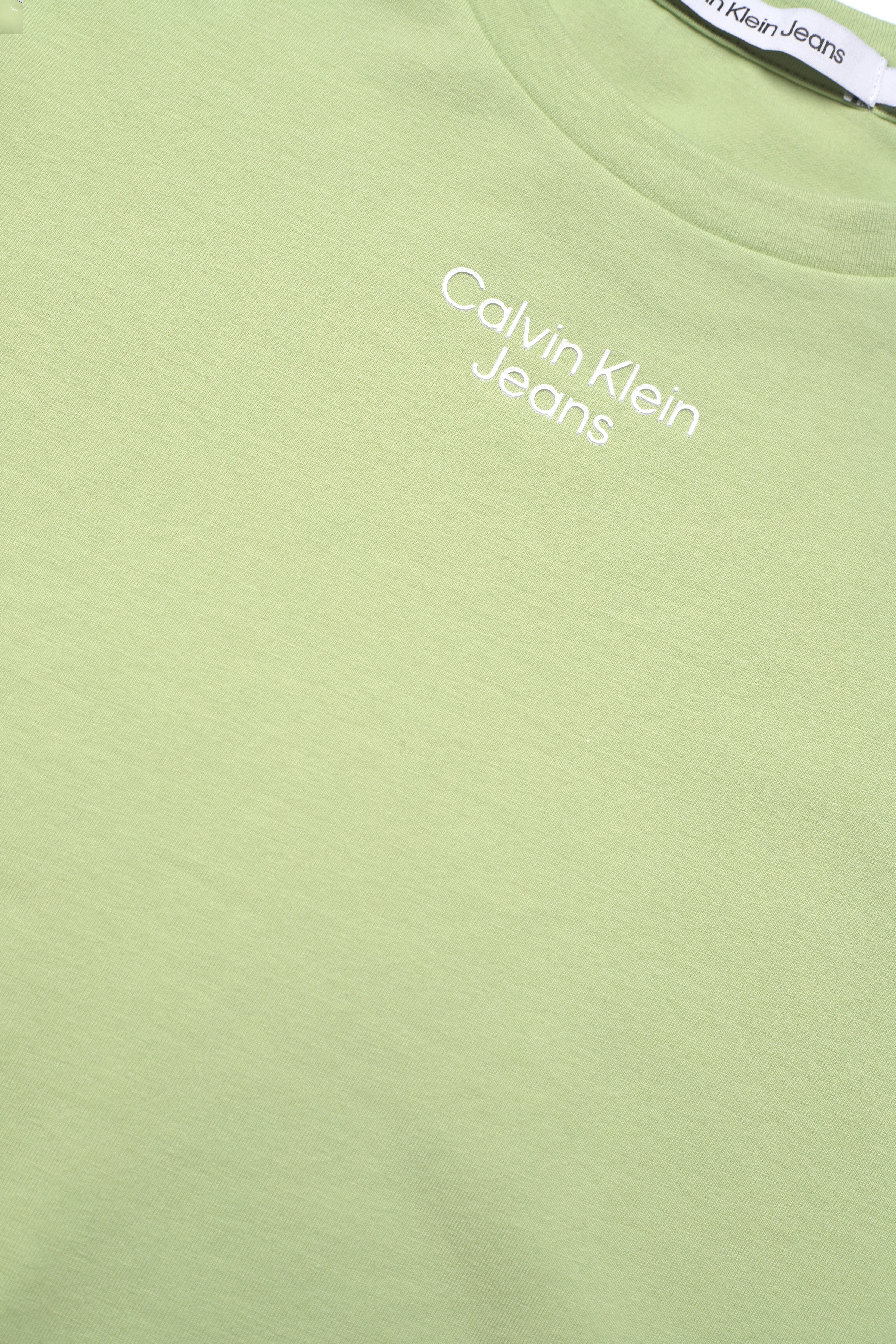 Calvin Klein Jeans - STACKED LOGO TIGHT TEE - jaded green - 2