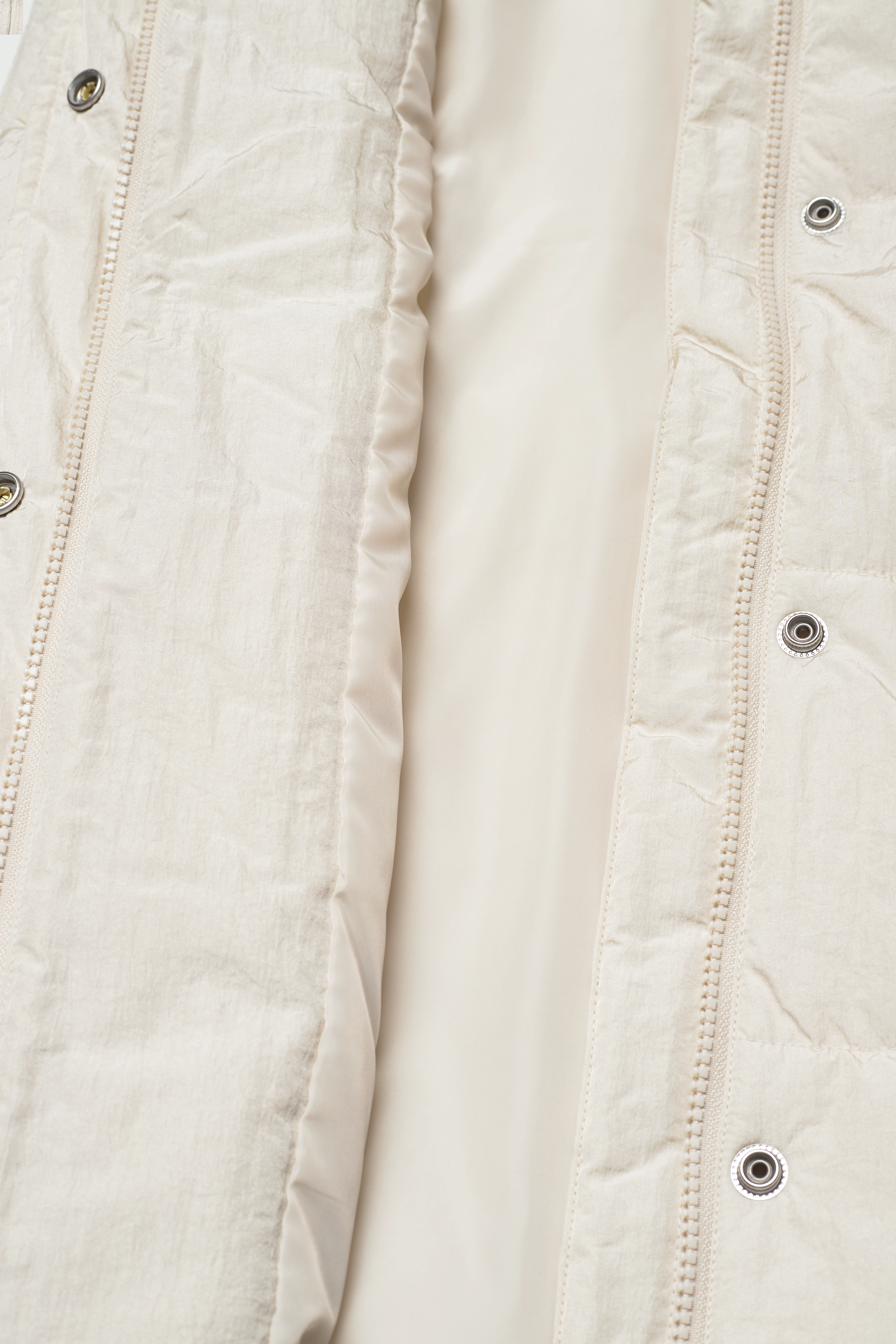 Calvin Klein Jeans - MONOGRAM BELTED CRINKLE VEST - eggshell - 4
