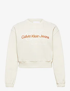 PLUS TWO TONE MONOGRAM CREW NECK, Calvin Klein Jeans