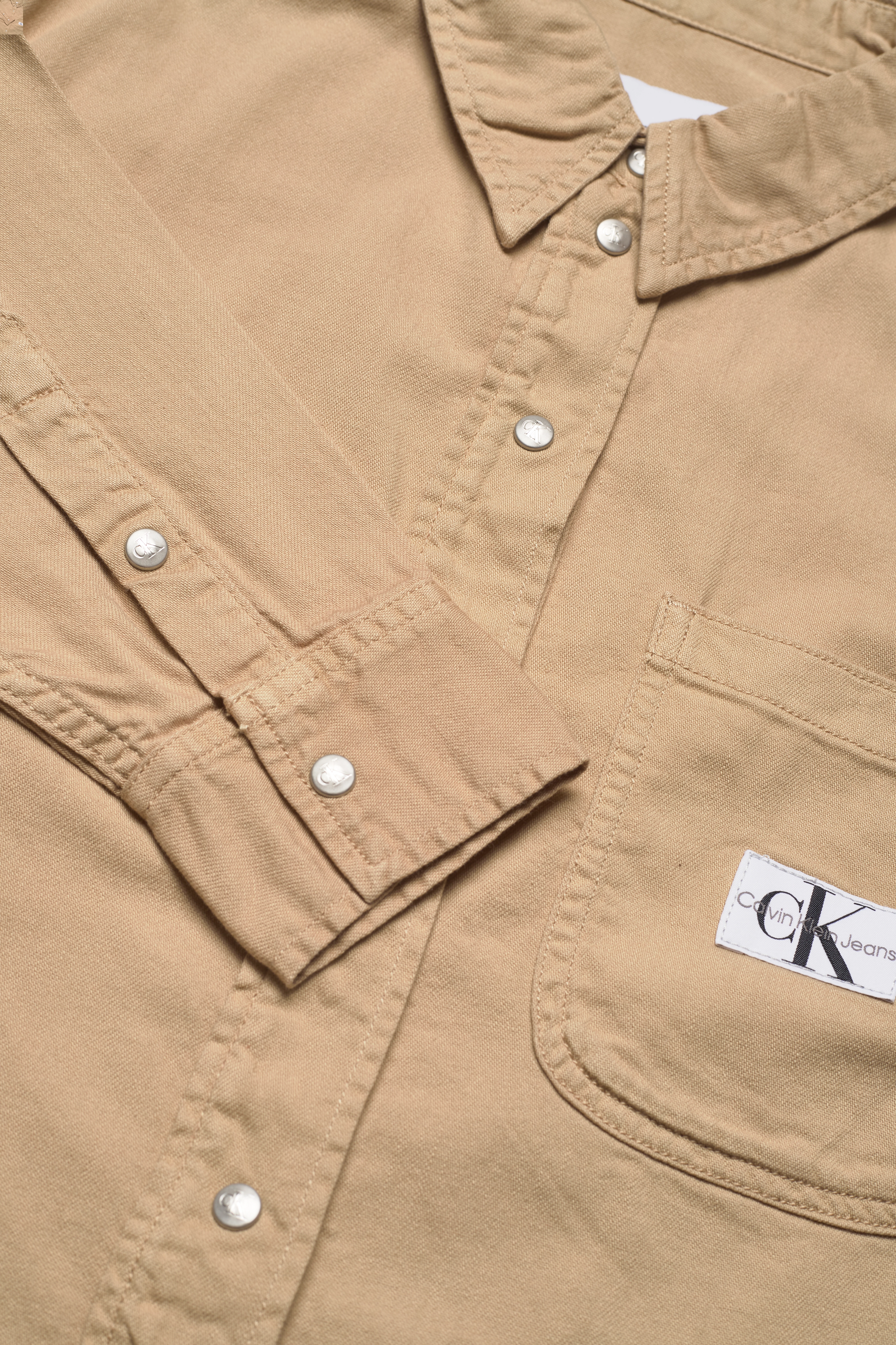 Calvin Klein Jeans - CROPPED DAD DENIM SHIRT - denim medium - 2