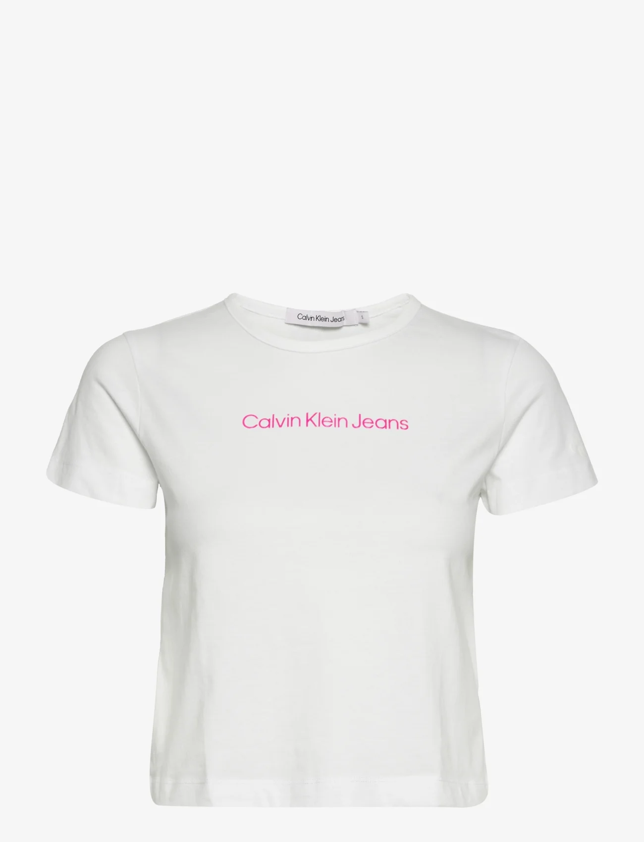 Calvin Klein Jeans Shrunken Institutional Baby Tee - T-shirts 