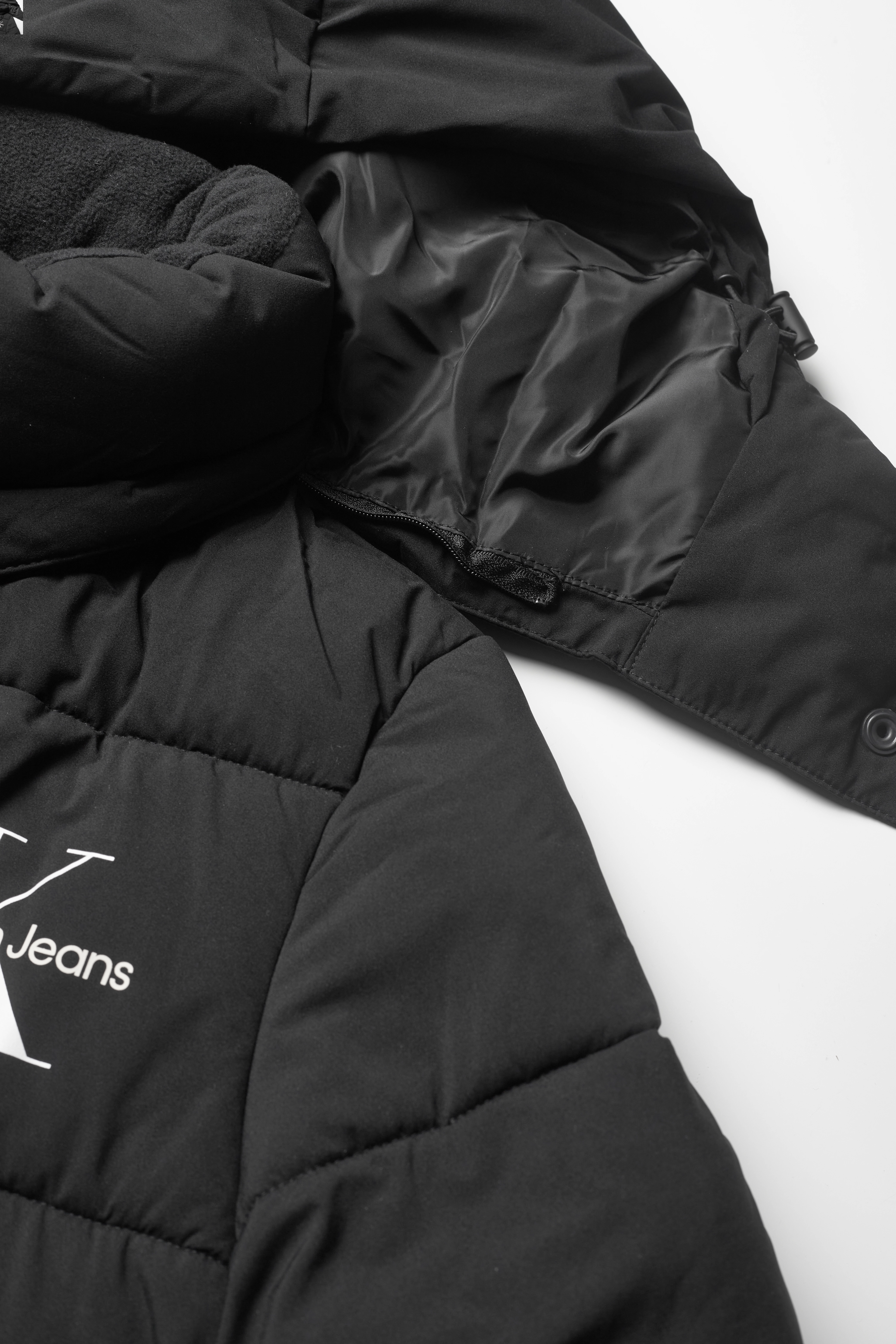 Calvin Klein Jeans - MONOLOGO MW SHORT PUFFER - ck black - 3