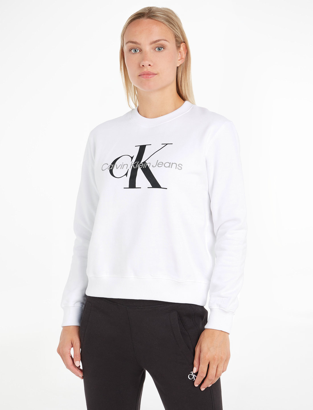 Calvin Klein Jeans Core Monologo Sweatshirt Sweatshirts Boozt