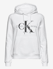 Calvin Klein Jeans - CORE MONOLOGO HOODIE - bright white - 0