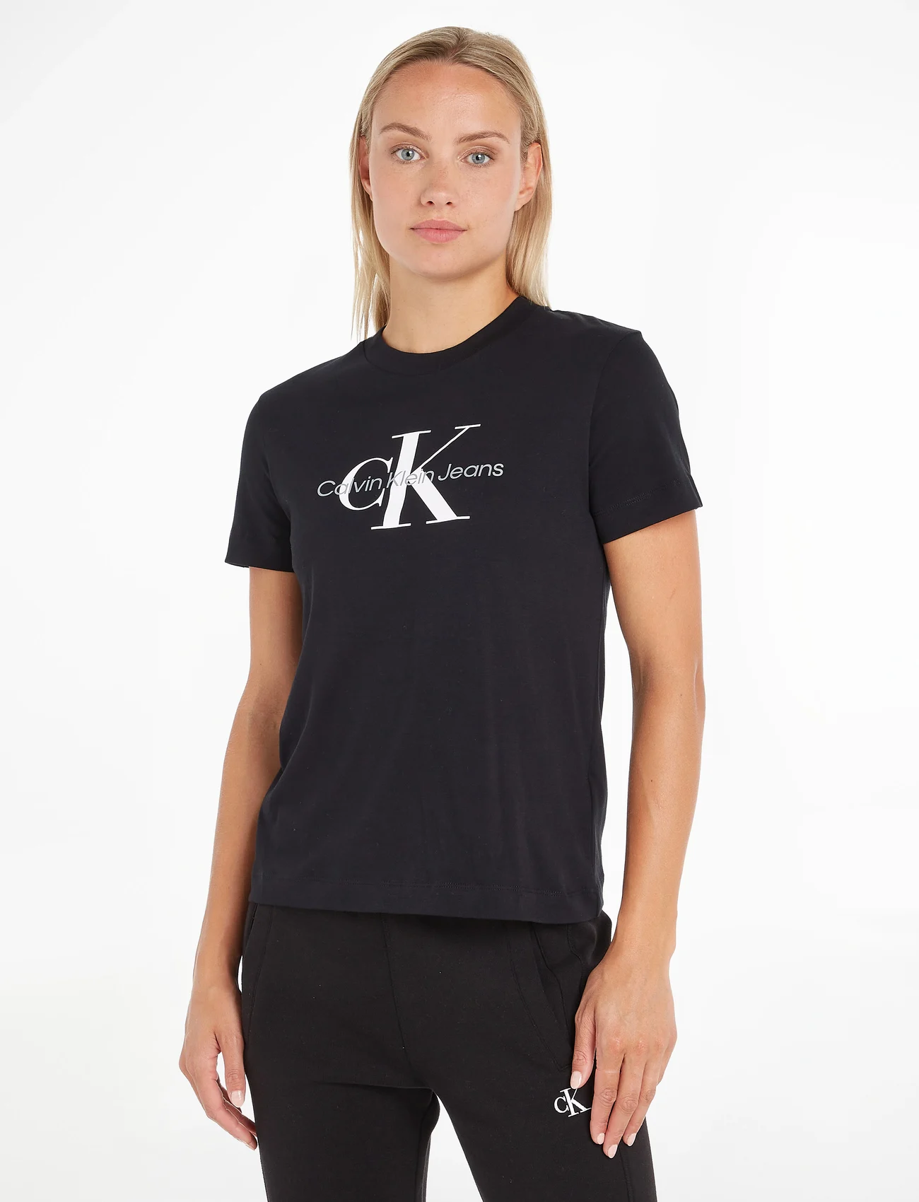 Calvin Klein Jeans - CORE MONOLOGO REGULAR TEE - t-shirts - ck black - 0