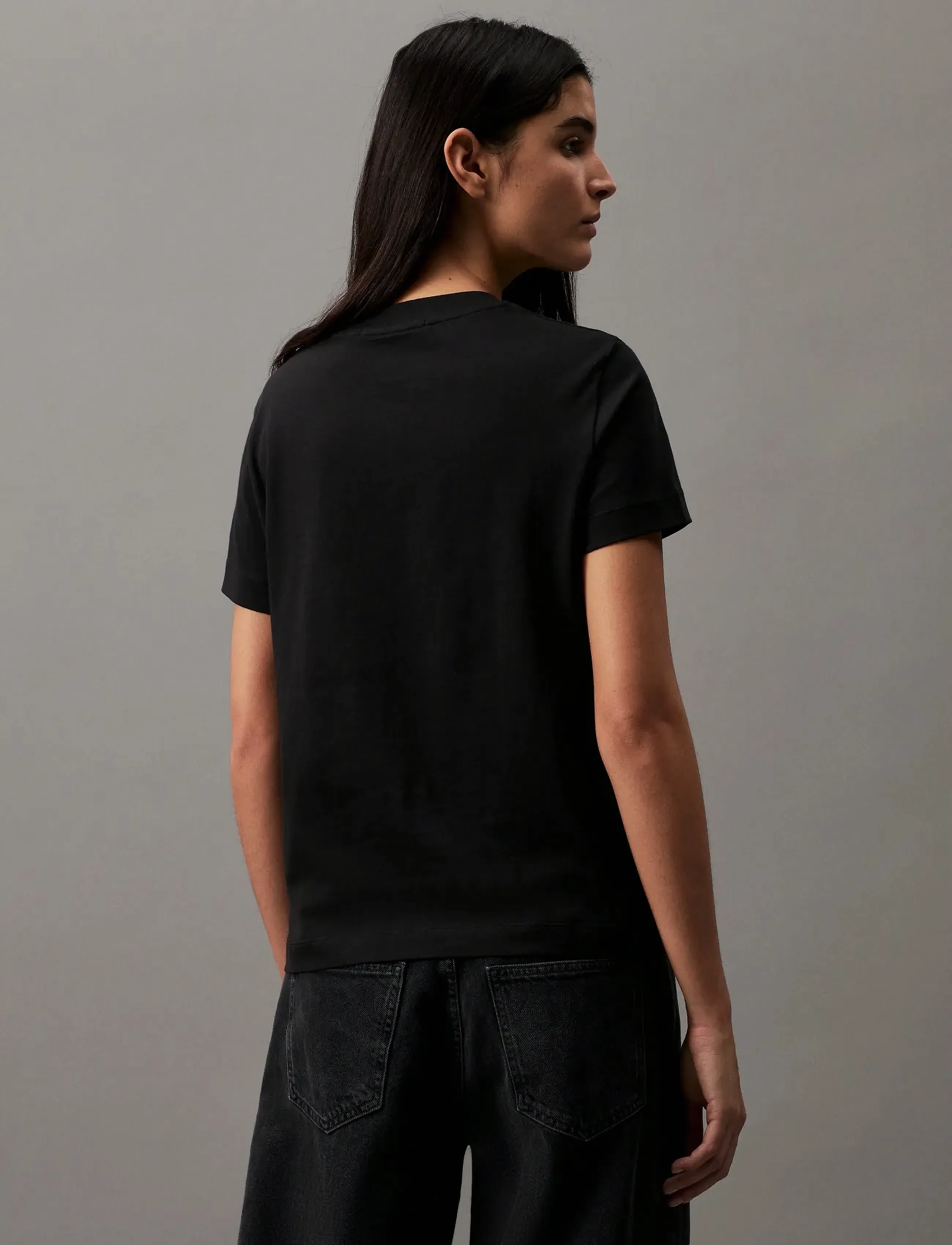 Calvin Klein Jeans - CORE MONOLOGO REGULAR TEE - t-shirts - ck black - 4