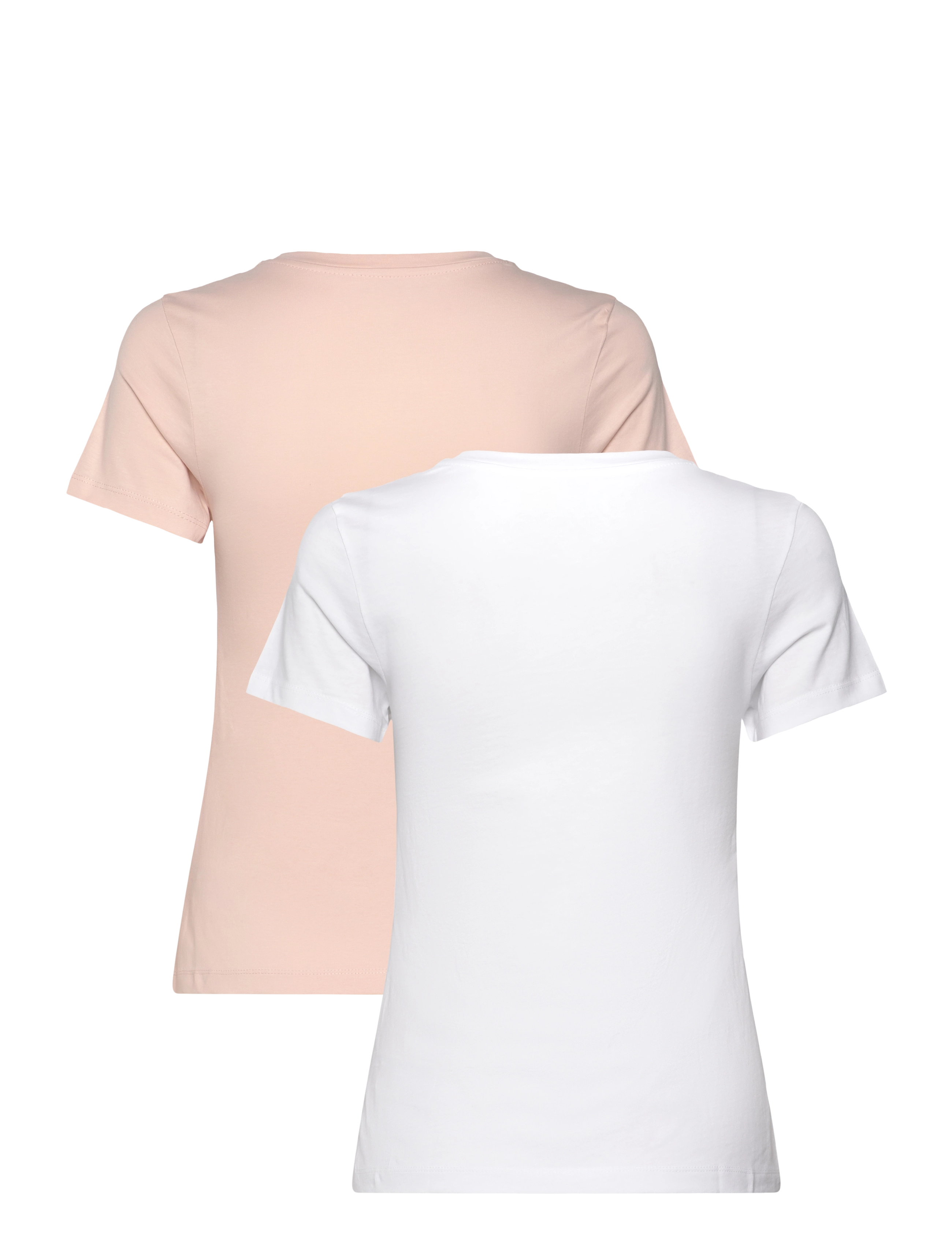 Calvin Klein Jeans - 2-PACK MONOLOGO SLIM TEE - silver peony / brilliant white - 2