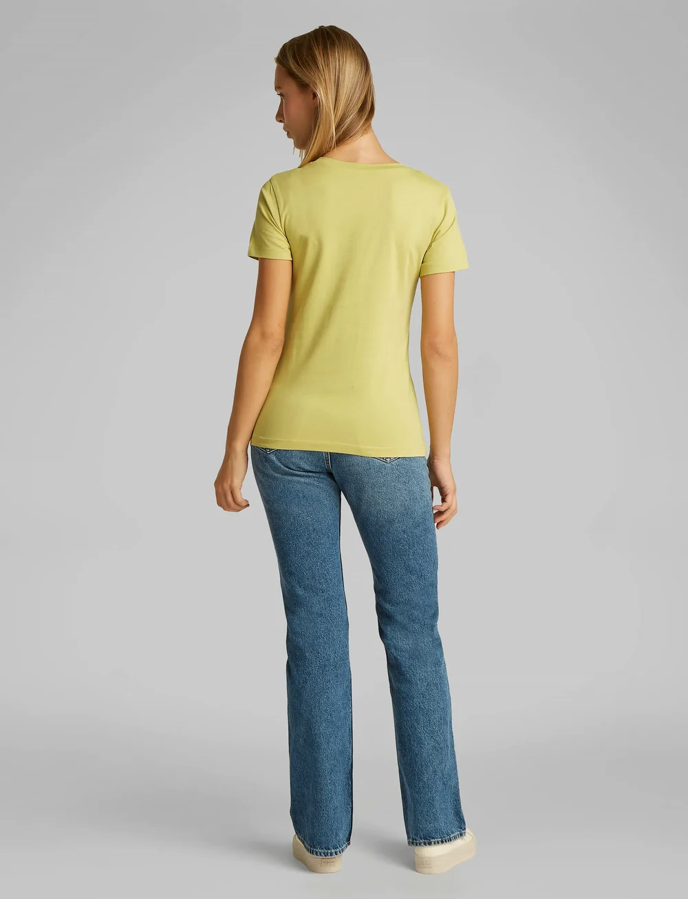 Calvin Klein Jeans - 2-PACK MONOLOGO SLIM TEE - t-shirts - leek green / bright white - 2