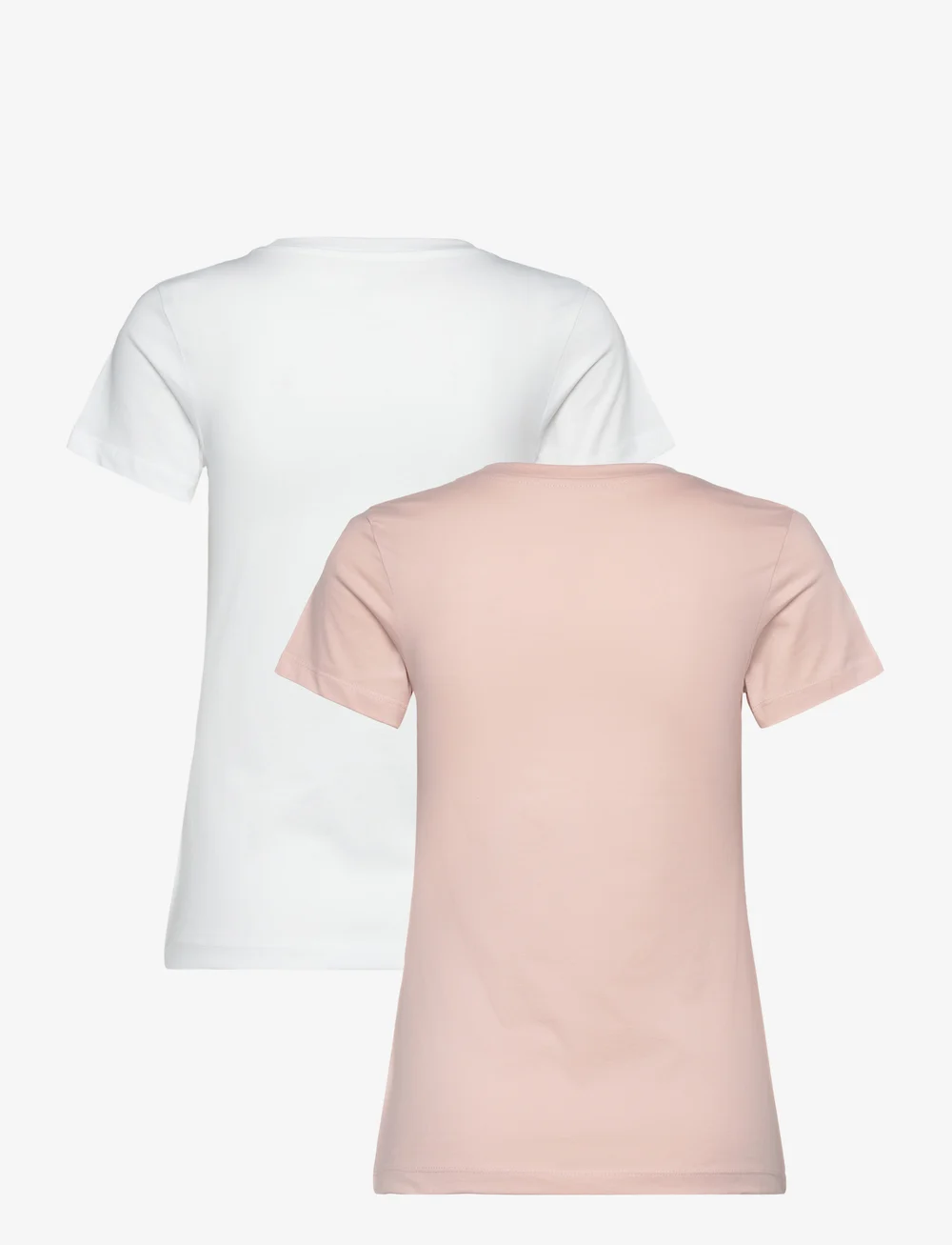 Calvin Klein Jeans - 2-PACK MONOLOGO SLIM TEE - t-shirts - peach whip / bright white - 2