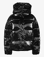 HIGH FILLED WIDE PUFFER JACKET - CK BLACK