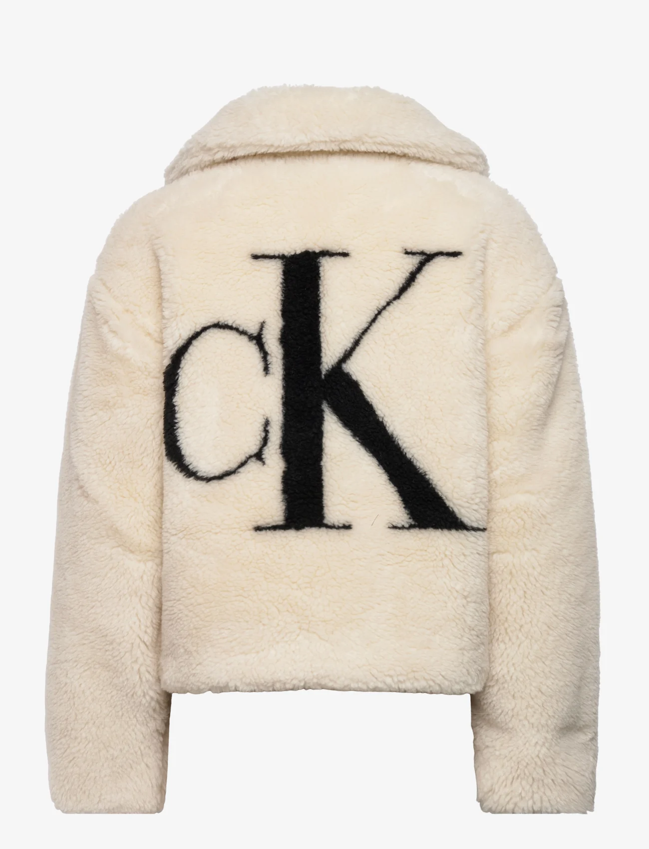 Calvin Klein Jeans Back Ck Sherpa Short Jacket  €. Buy Faux Fur  from Calvin Klein Jeans online at . Fast delivery and easy returns