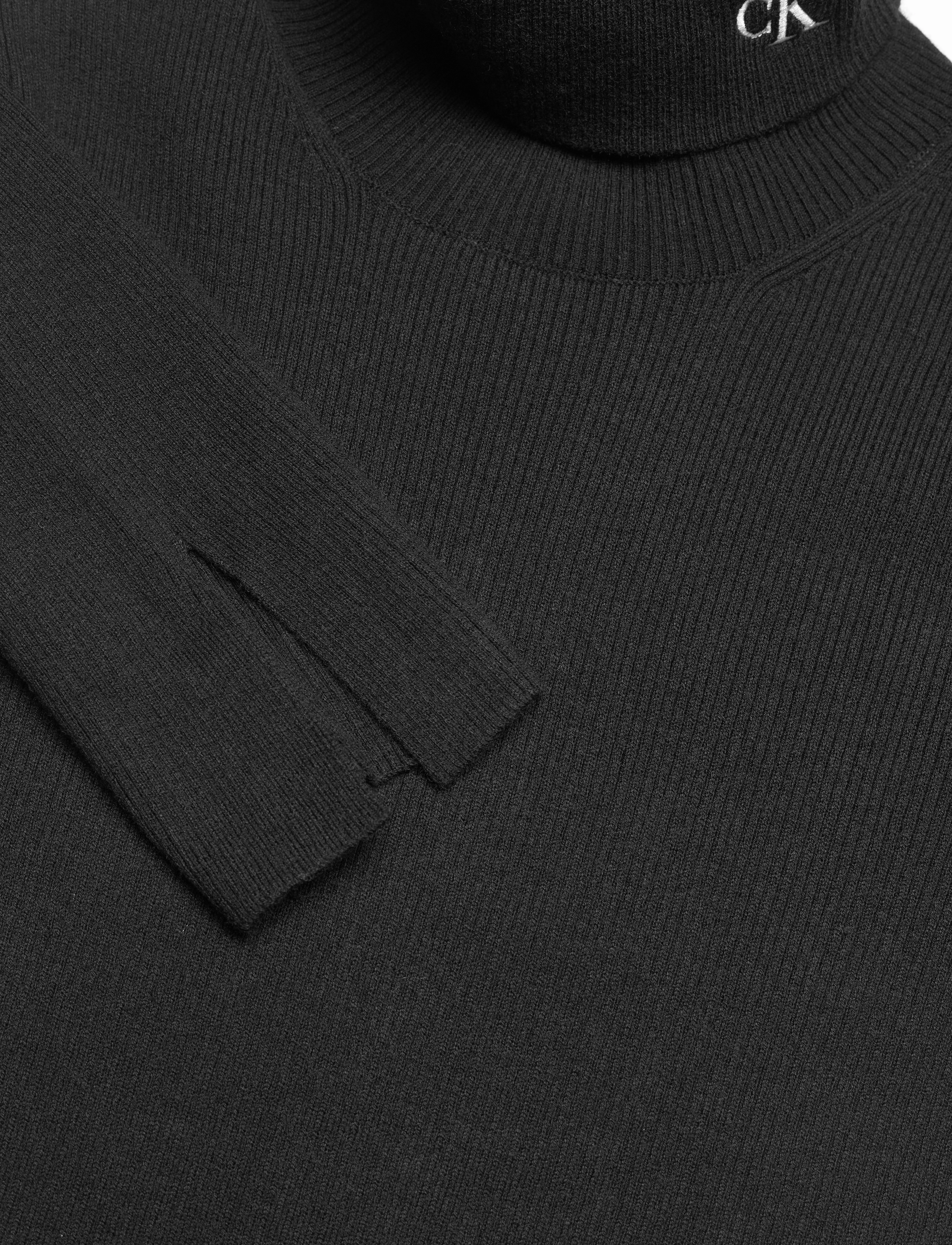 Calvin Klein Jeans - CK TIGHT SWEATER ROLL NECK DRESS - ck black - 2