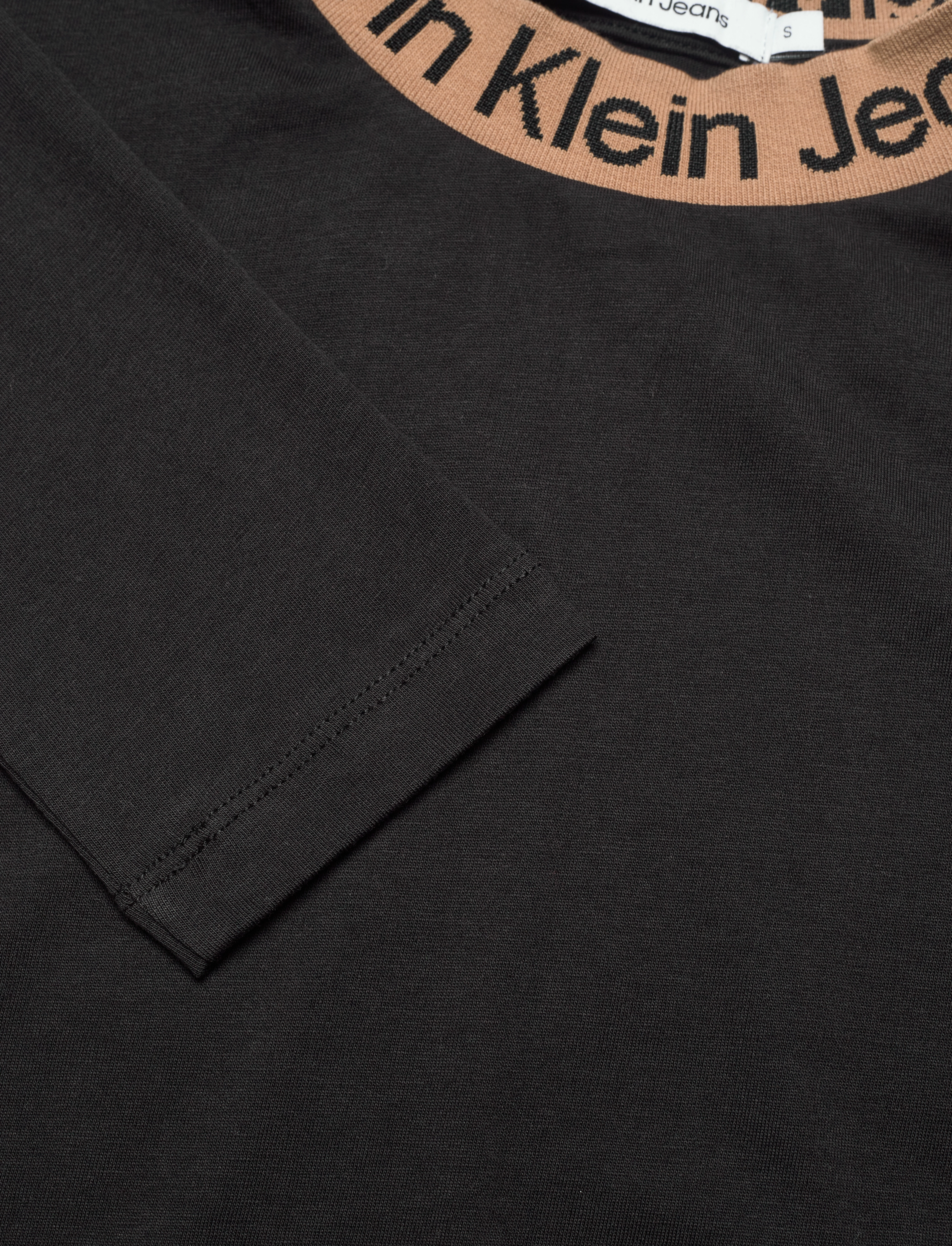 Calvin Klein Jeans - LOGO JACQUARD LONG SLEEVES - ck black/timeless camel - 2