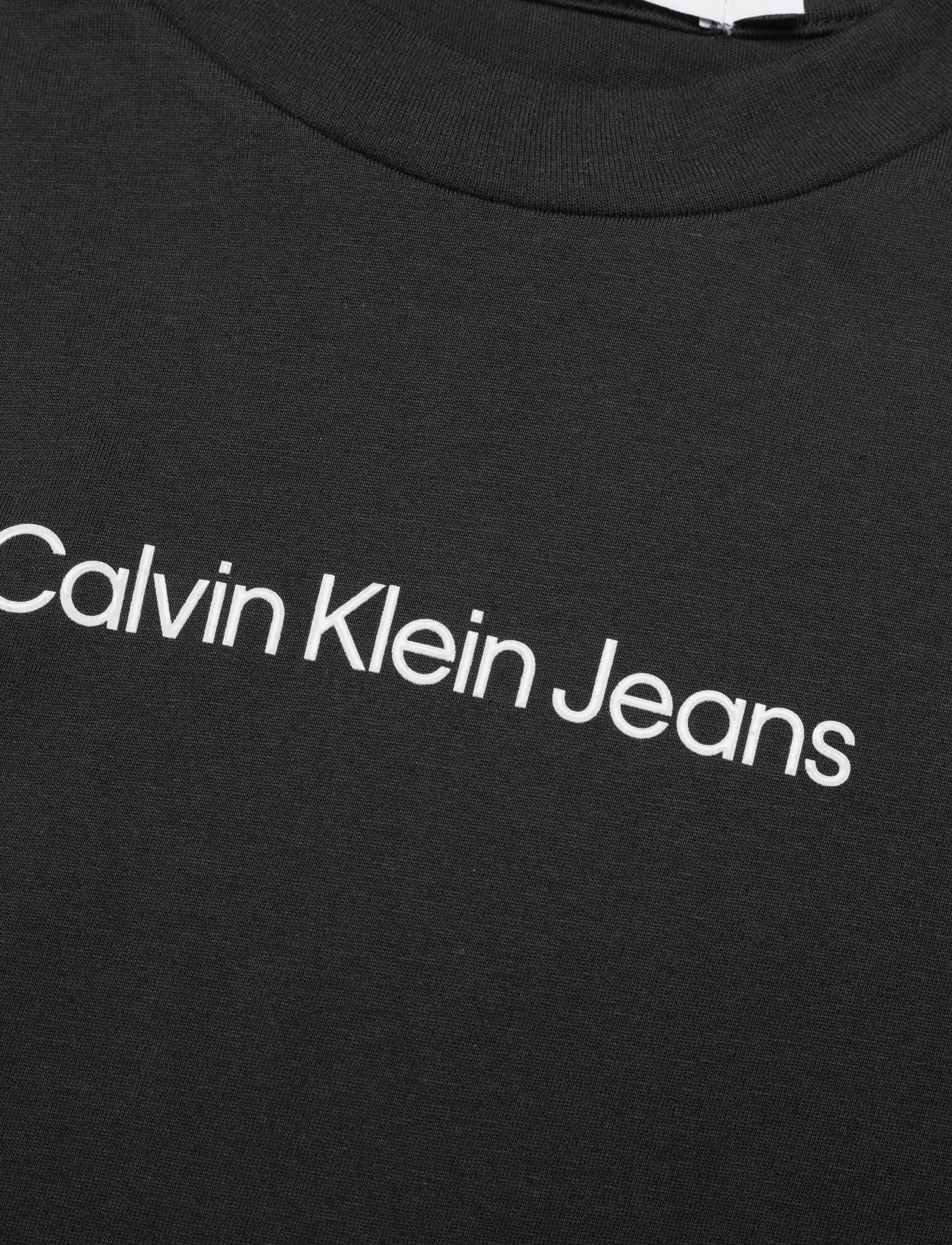 Calvin Klein Jeans - SHRUNKEN INSTITUTIONAL TEE - ck black / cirrus grey - 2