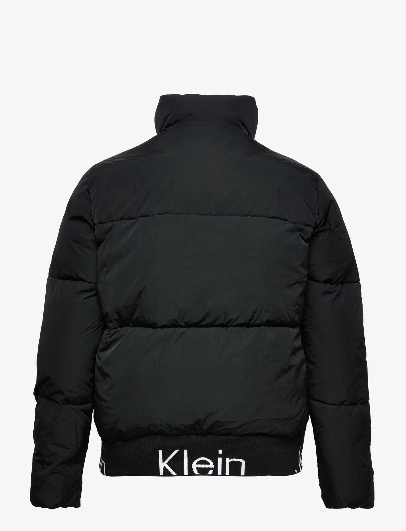 Calvin Klein Jeans - PLUS LOGO HEM SHORT PUFFER - gefütterte jacken - ck black - 1
