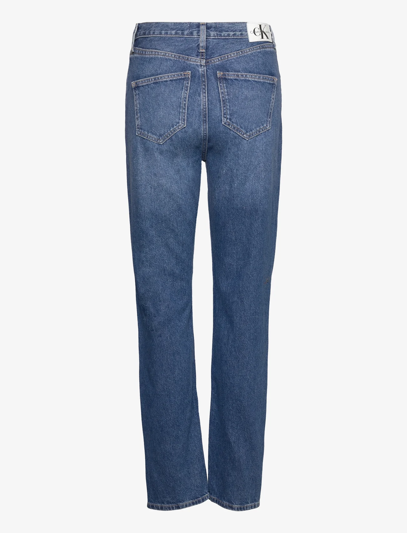 Calvin Klein Jeans - HIGH RISE STRAIGHT - denim dark - 1