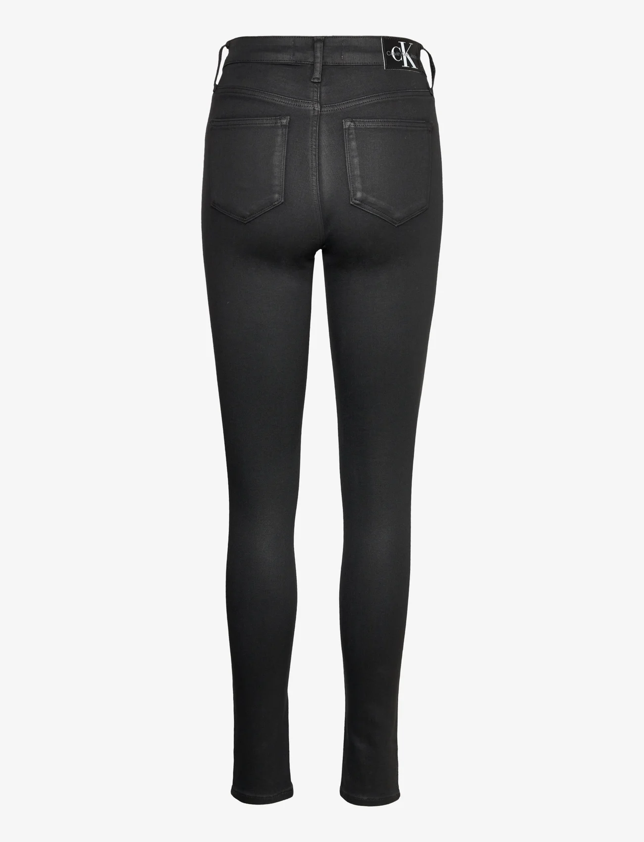 Calvin Klein Jeans - HIGH RISE SUPER SKINNY - denim black - 1