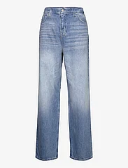 Calvin Klein Jeans - HIGH RISE RELAXED - leveälahkeiset farkut - denim light - 0