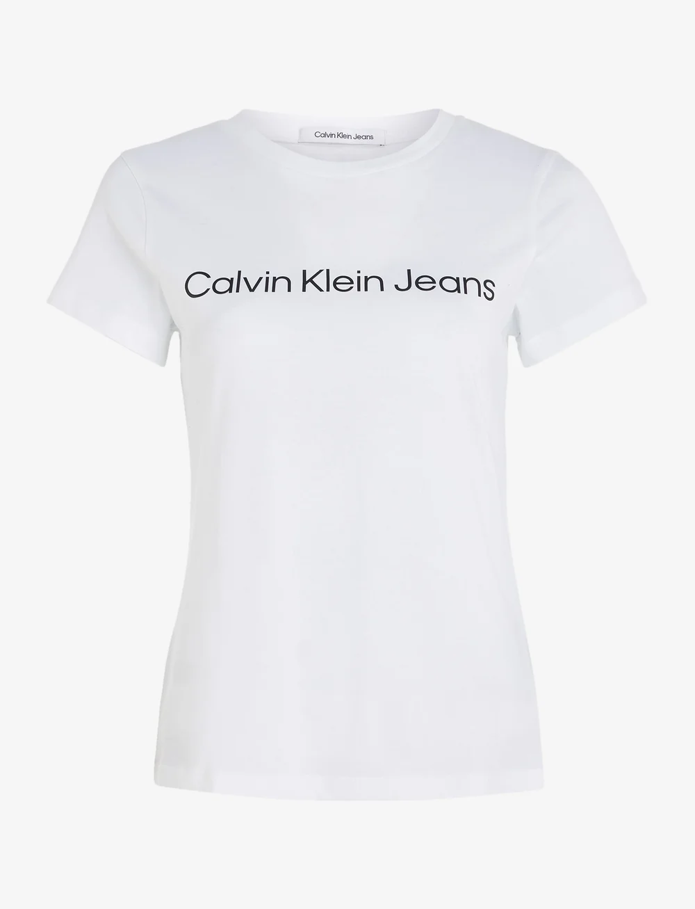 Calvin Klein Jeans - CORE INSTIT LOGO SLIM FIT TEE - t-särgid - bright white - 1