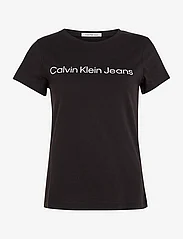 Calvin Klein Jeans - CORE INSTIT LOGO SLIM FIT TEE - t-shirts - ck black - 1