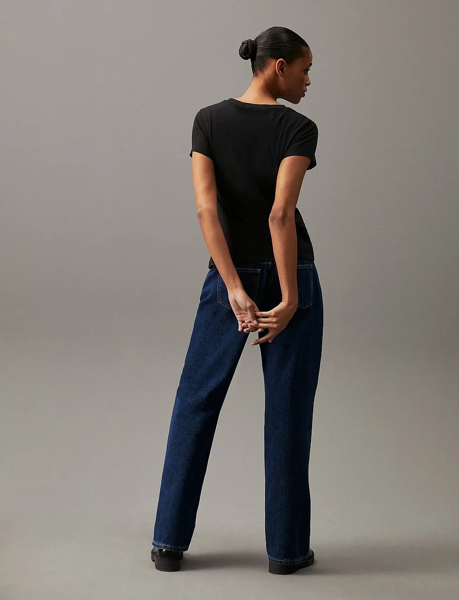 Calvin Klein Jeans - CORE INSTIT LOGO SLIM FIT TEE - t-särgid - ck black - 3